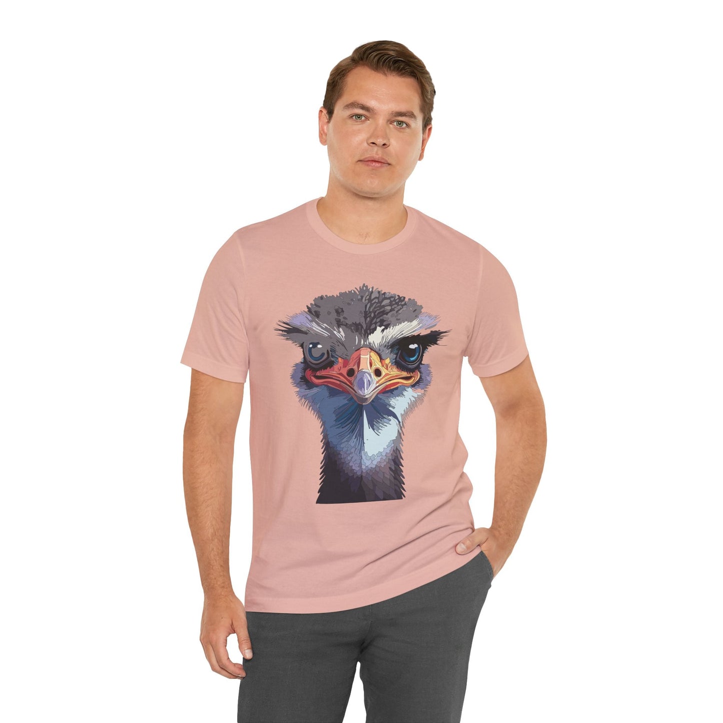 Unisex Animal Tee Shirt With Art Design Wild Animals Shirt Gildan Softstyle 64000