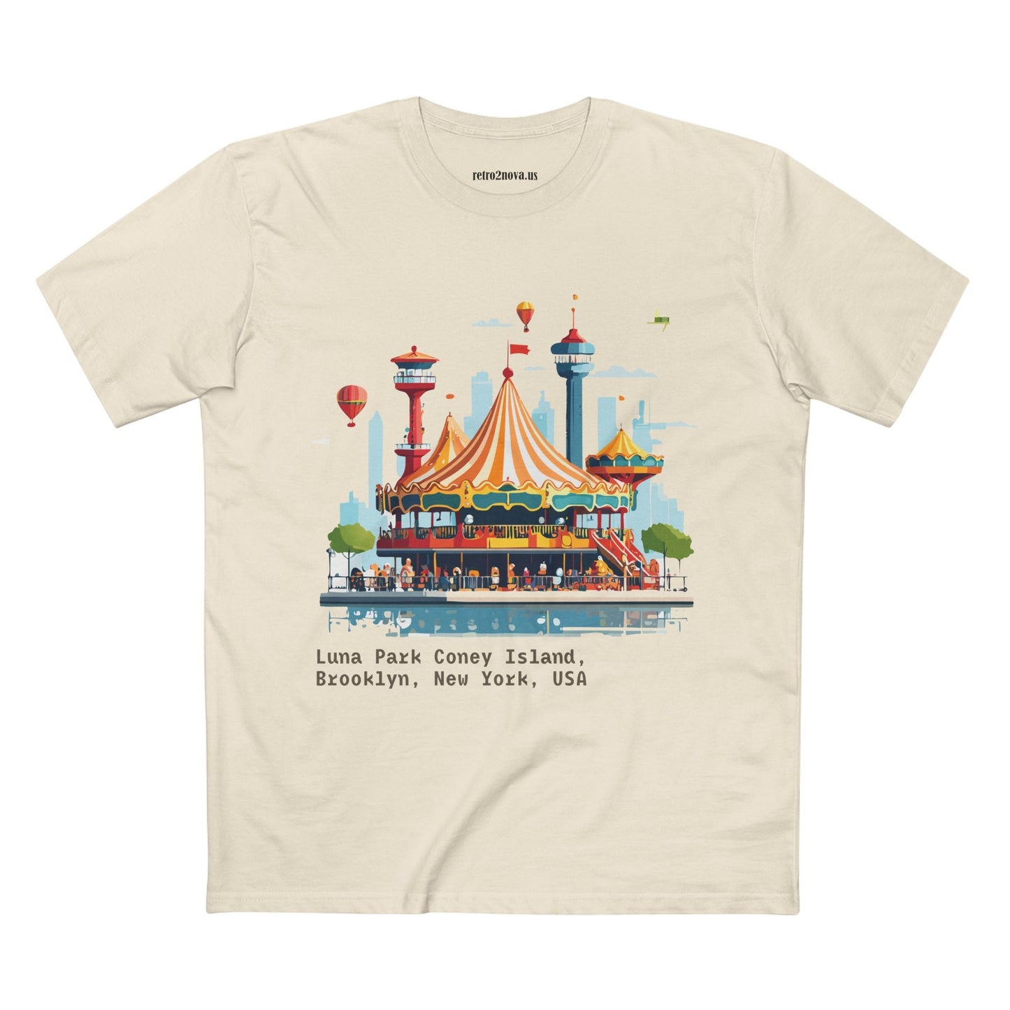 Travel Shirt Brooklyn Shirt Unisex Premium Cotton Tee With Original Art Design TT15