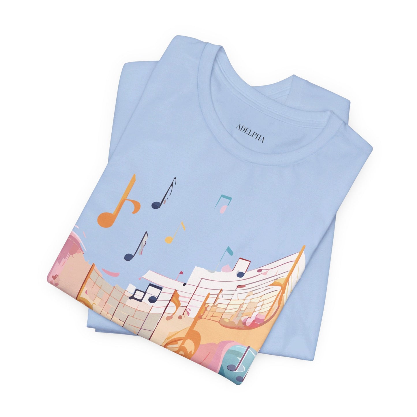 Adelpha Graphic Tee Unisex Jersey Short Sleeve Vintage Inspired Artwork Music T Shirt Casual Wear