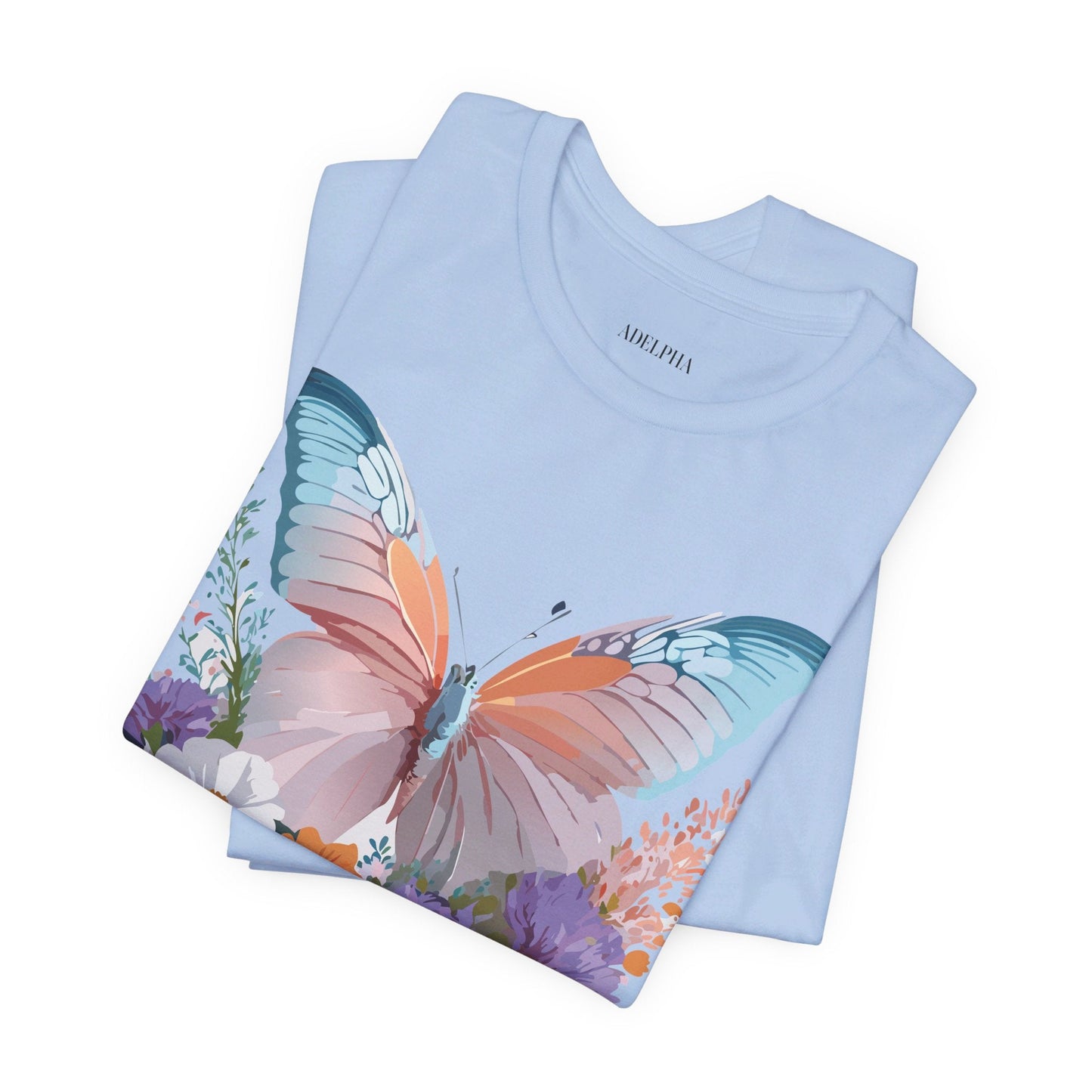 Butterfly Graphic Tee Unisex Jersey Short Sleeve Adelpha Art Design