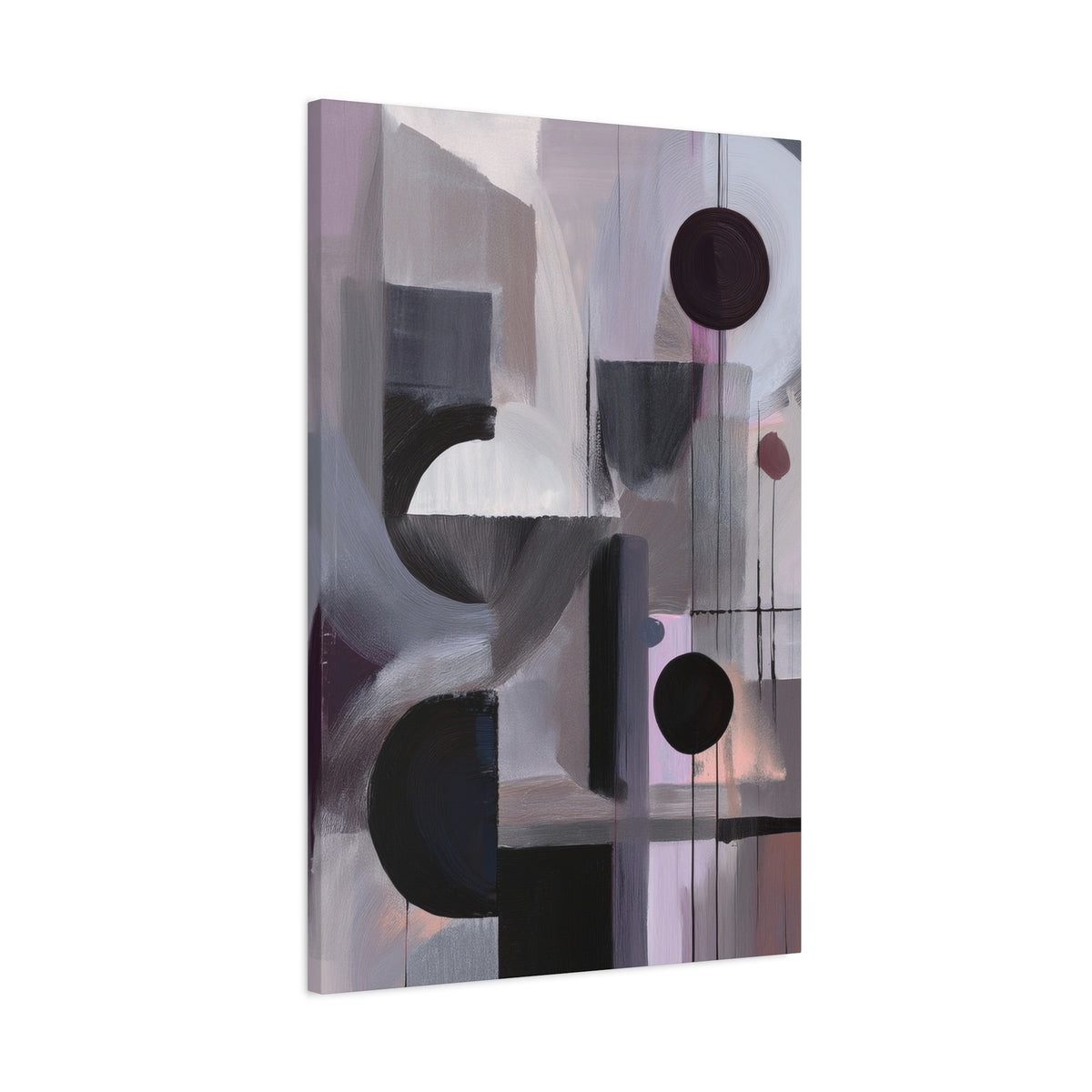 Abstract Geometric Painting Print Canvas 20x24,20x30,24x30 24x32,24x36,30x40 32x48,36x48,40x60 Pine-Wood Inner Frame ABS-46