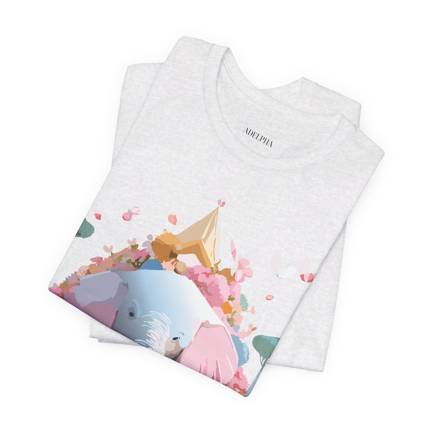 Elephant Graphic Unisex 100 Cotton Jersey Vintage Art Design Tee 19