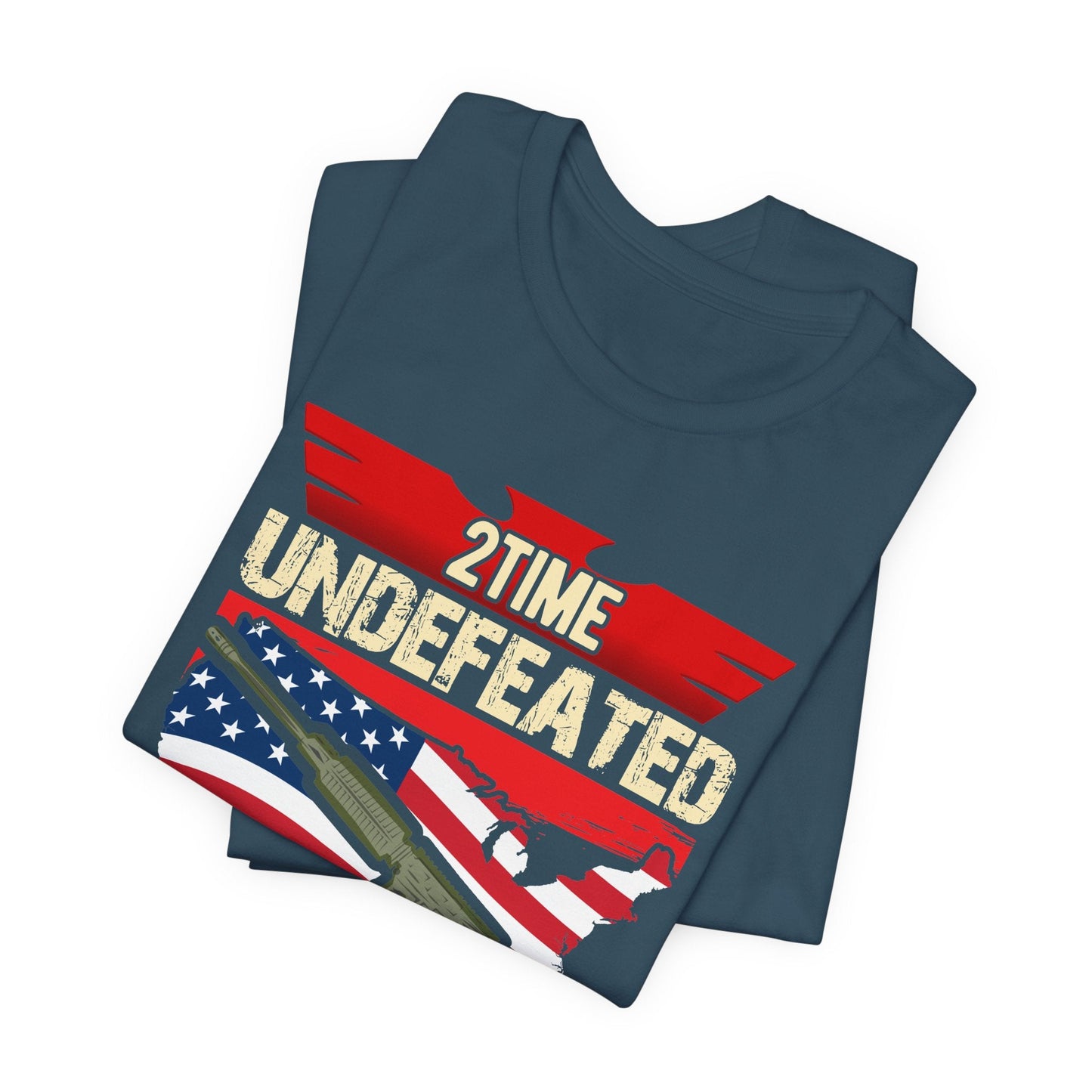 Army Veteran Patriotic Graphic Design Unisex Cotton T-Shirt v15