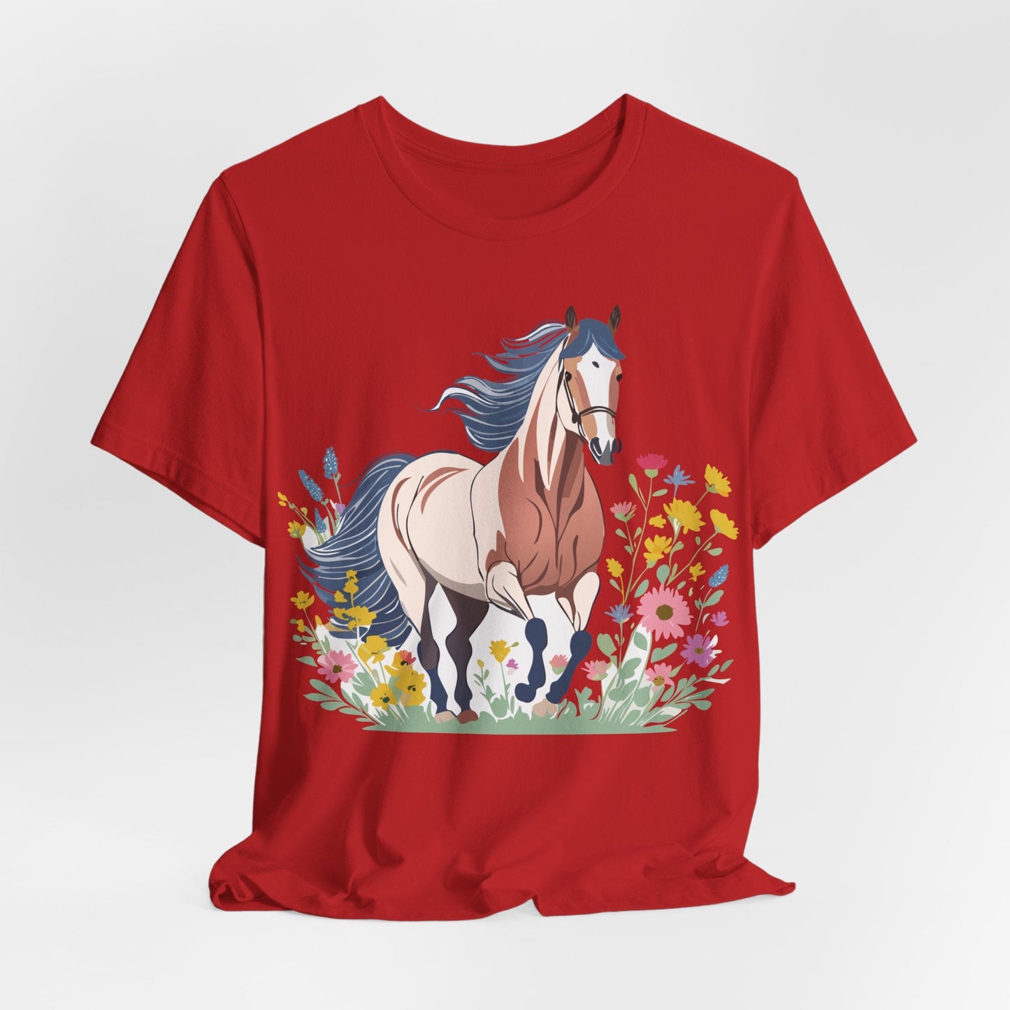 Horse Graphic Unisex 100 Cotton Vintage Animal Art T-Shirt 10