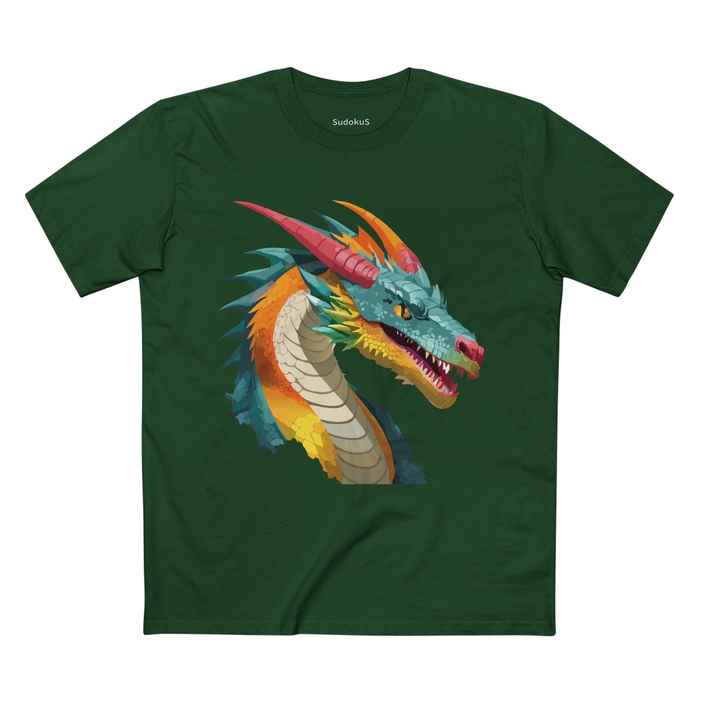 Dragon Graphic Unisex 100 Cotton Staple Tee 11