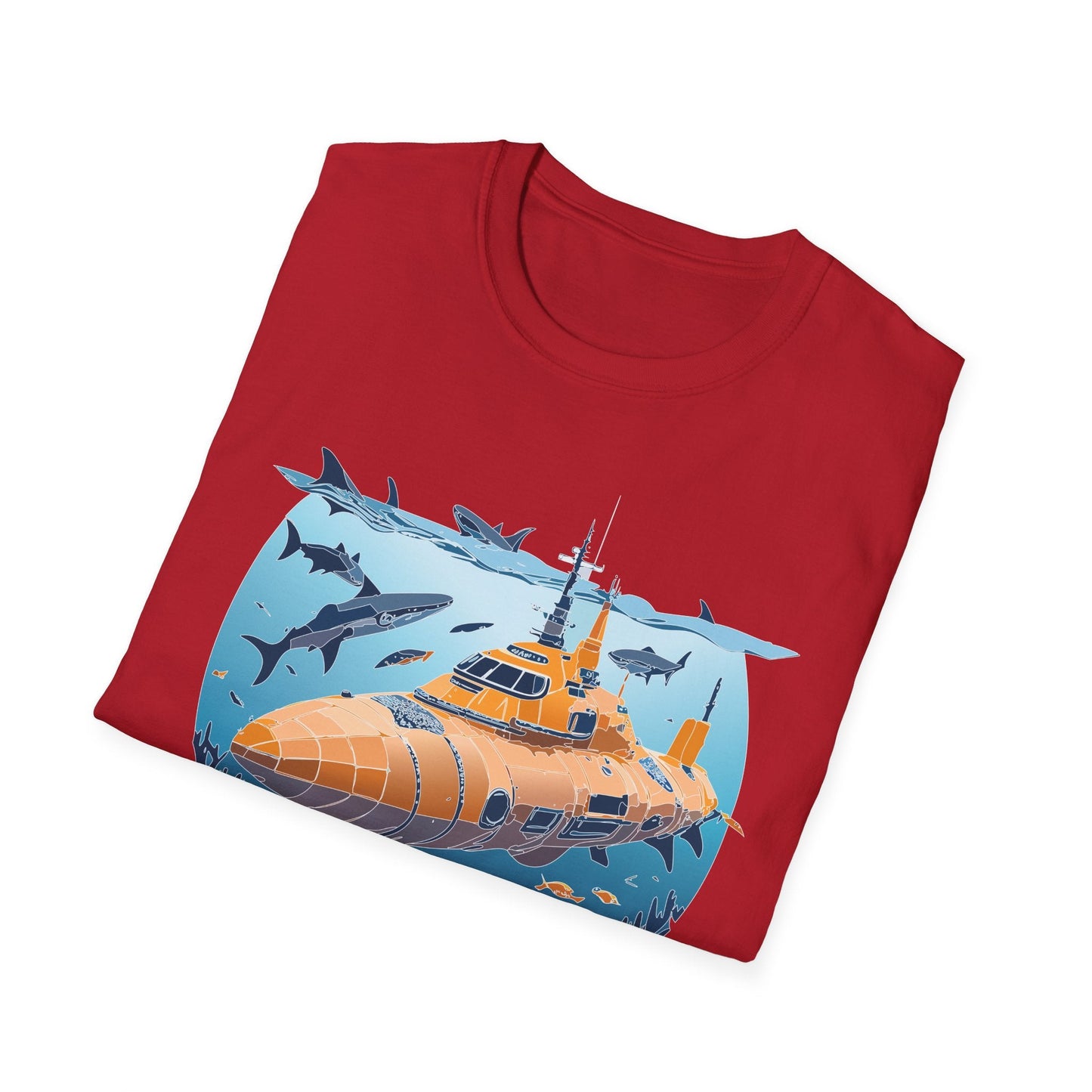 Ocean Graphic Unisex Softstyle Cotton Tee 16