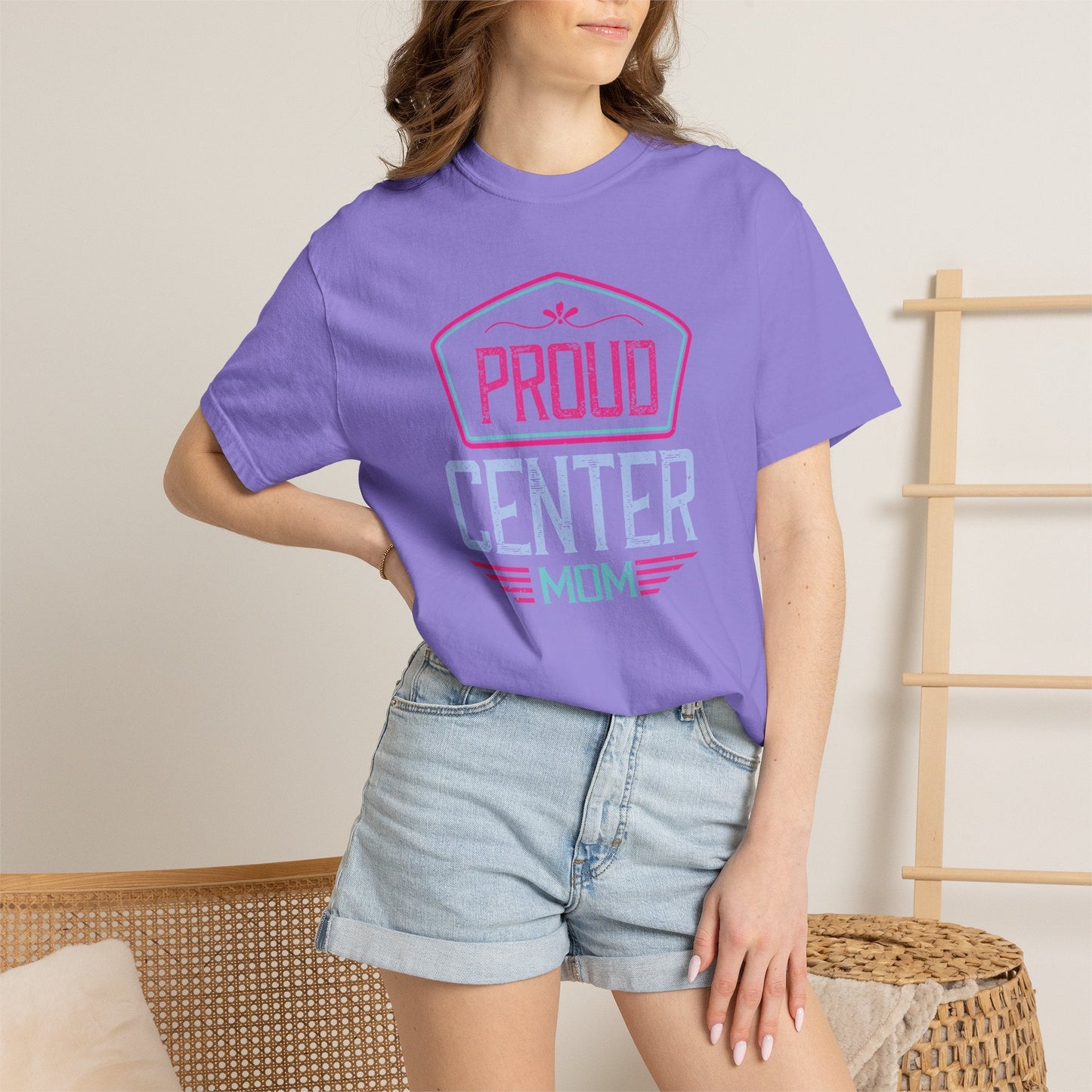 Mom T-shirt Mother Day Mama Tee Unisex Comfort Colors Garment-Dyed Cotton h89