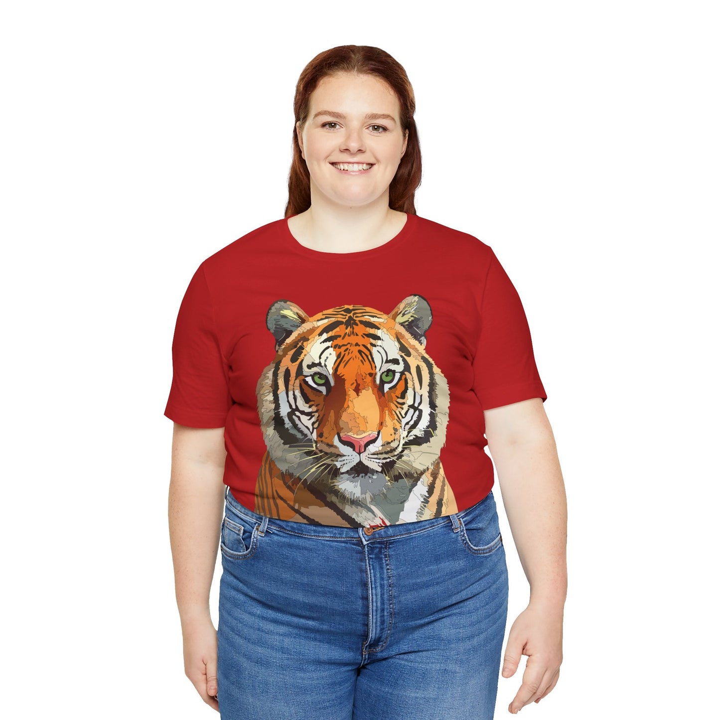 Unisex Animal Graphic Tee Shirt With Wildlife Art Design For Everyday Comfort Gildan 64000
