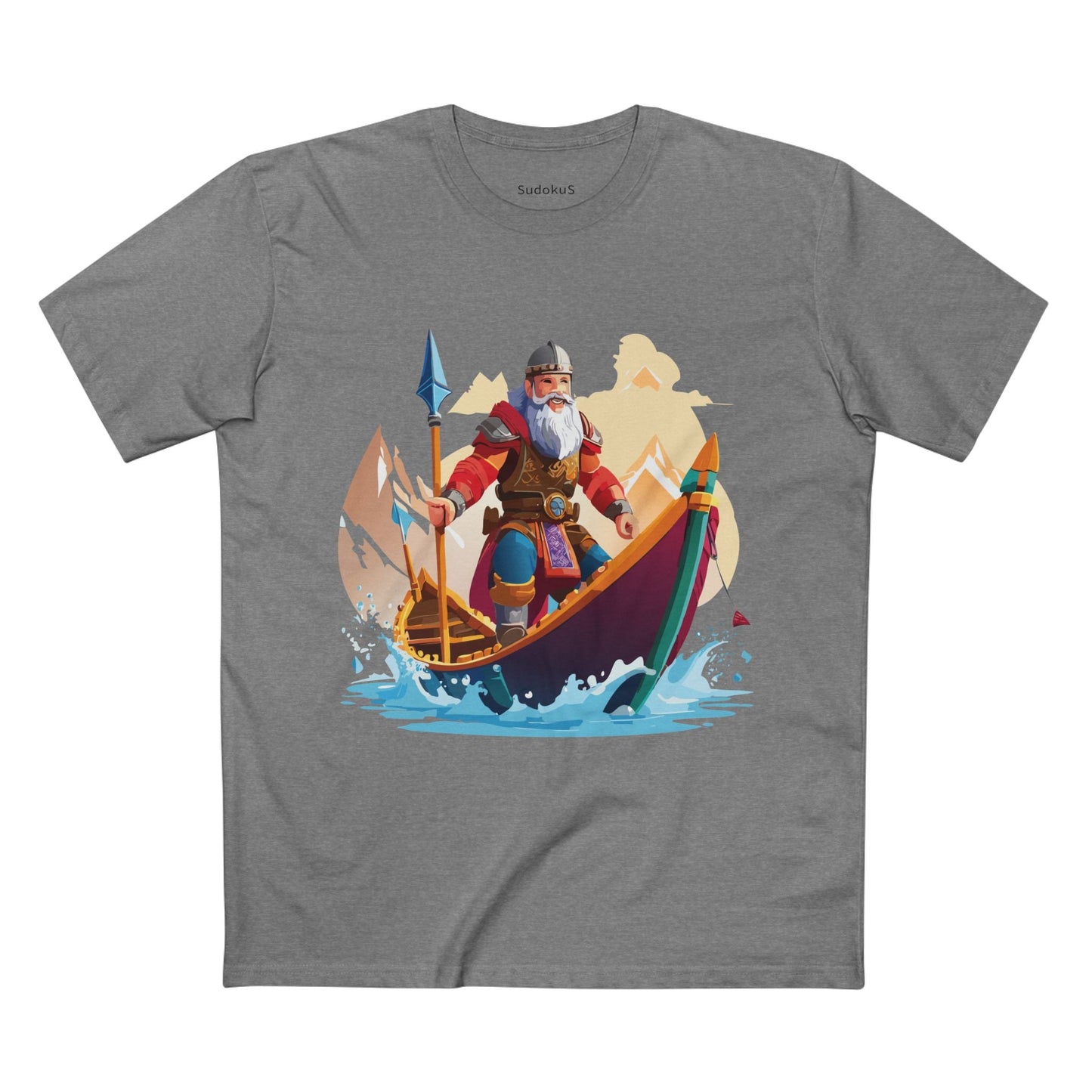 Viking Graphic Unisex 100 Cotton Staple Tee 6