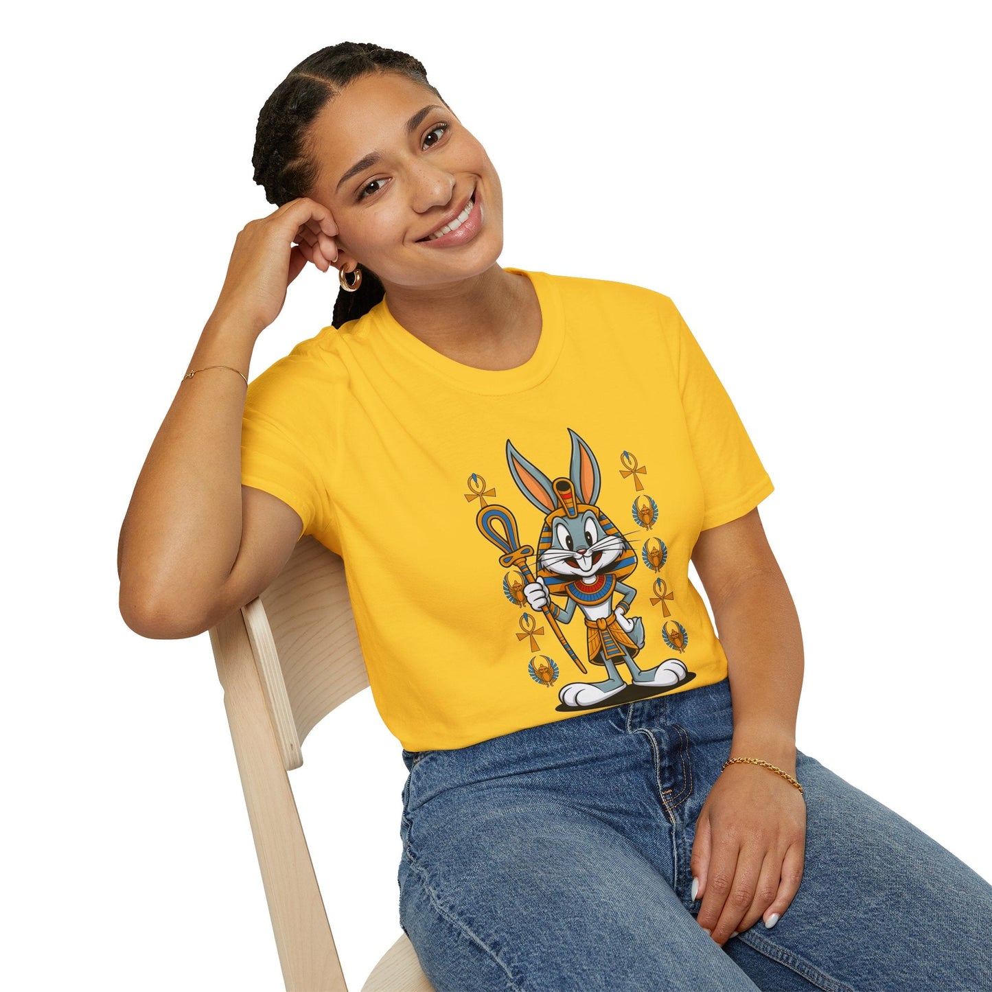 Bugs Bunny Shirt Unisex T Shirt Cartoon Tee Softstyle 100 Cotton Breathable Everyday Tee