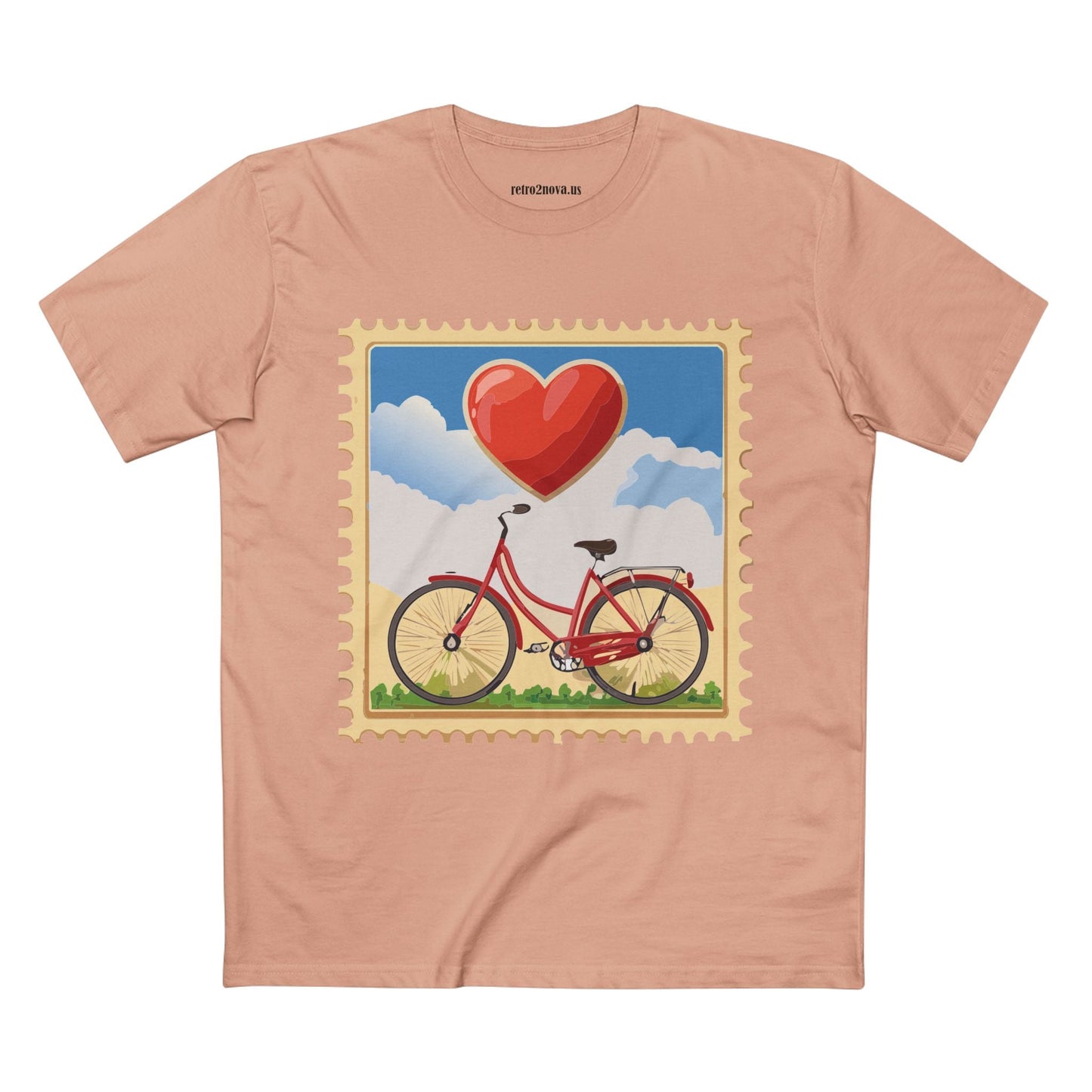 Stamp Shirt Postage Stamp Shirt Unisex Premium Cotton Tee With Original Art Design Retro2Nova