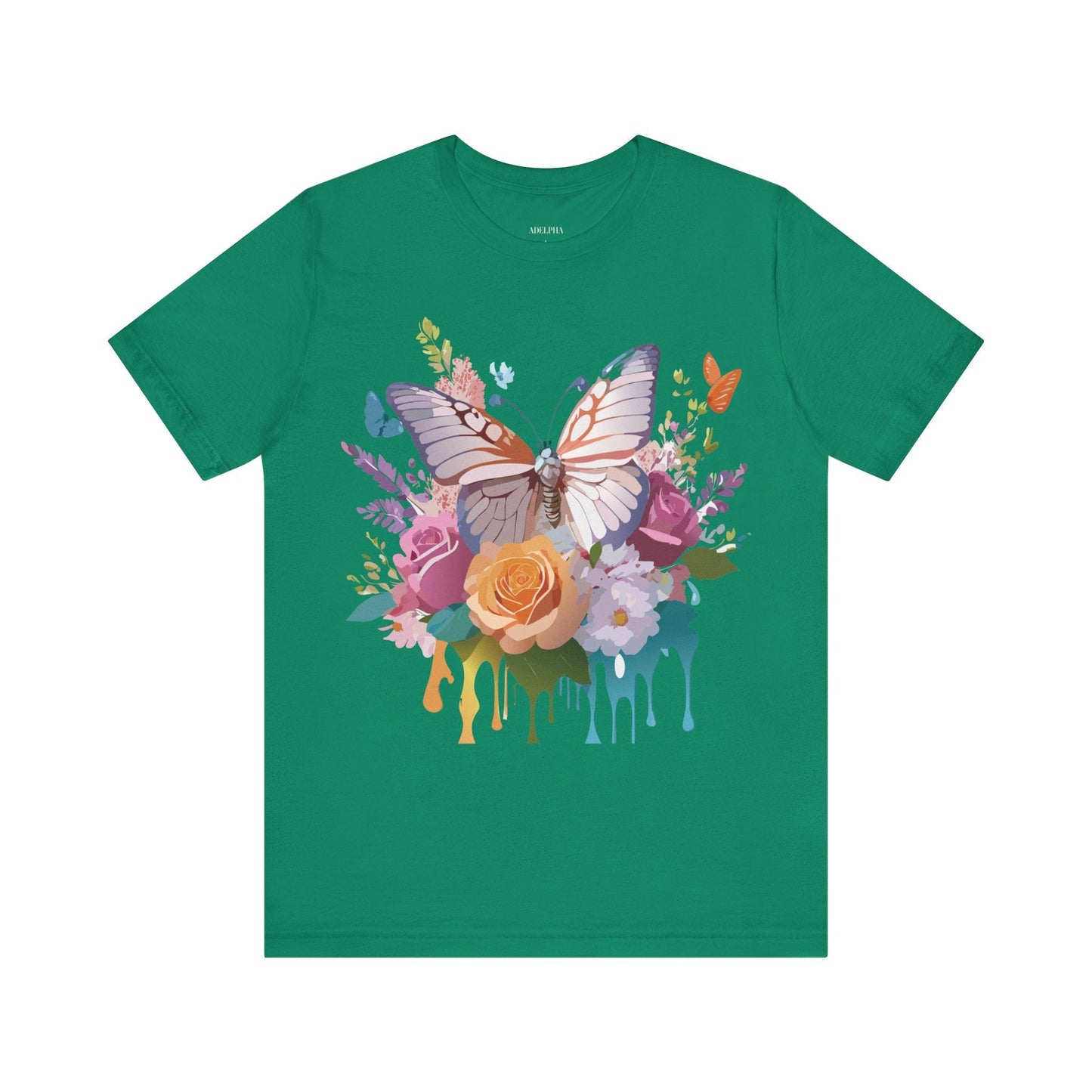 Adelpha Butterfly Graphic Tee Art Design Vintage Unisex Short Sleeve Shirt