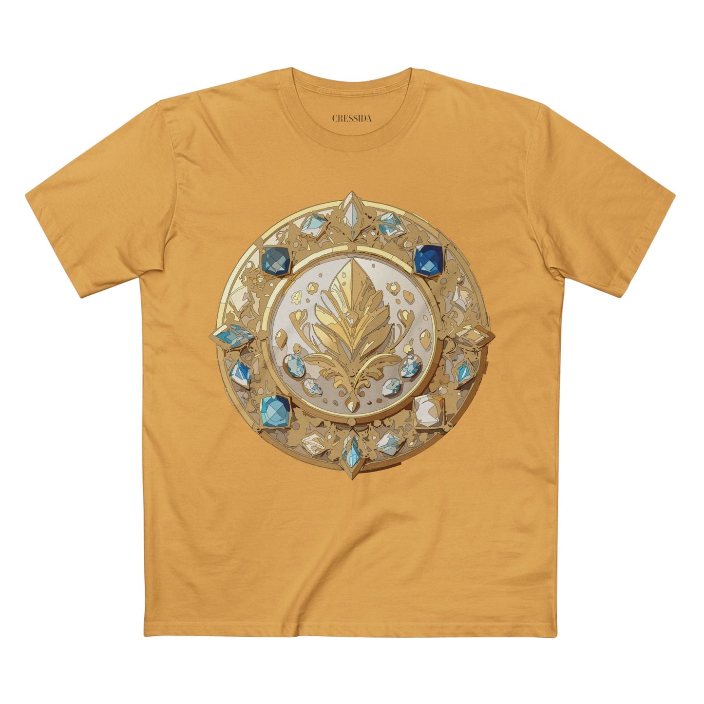 Medallion Graphic T-Shirt Unisex 100 Cotton With Gold Art Design Medal Tee 25