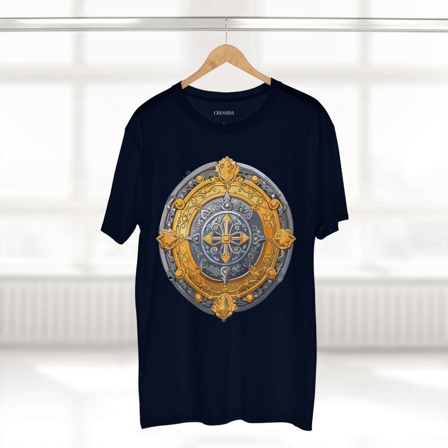 Antique Gold Coin Graphic Design T-Shirt Unisex 100 Cotton With Golden Print Artwork Tee 8