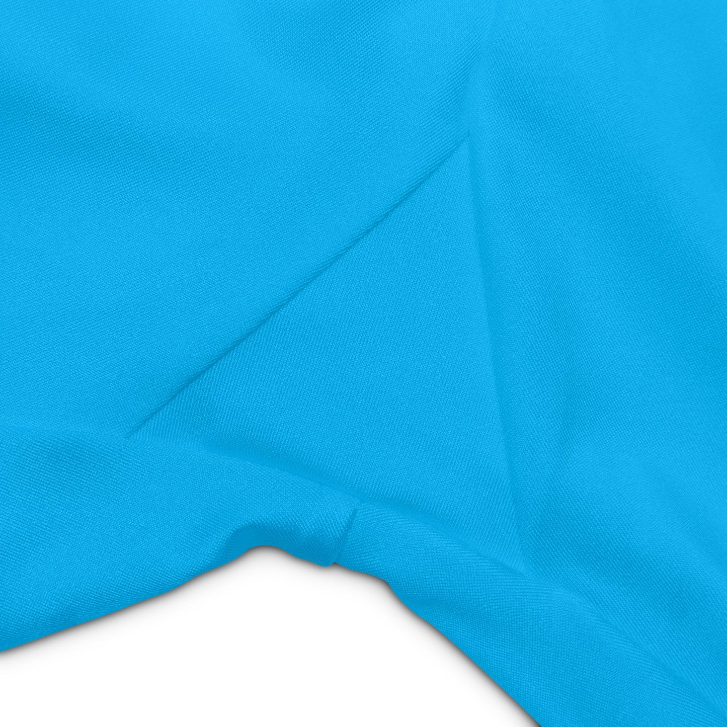 Deep Sky Blue Women's Workout Shorts — Solid High-Waist Biker Shorts for Exercise & Everyday Wear