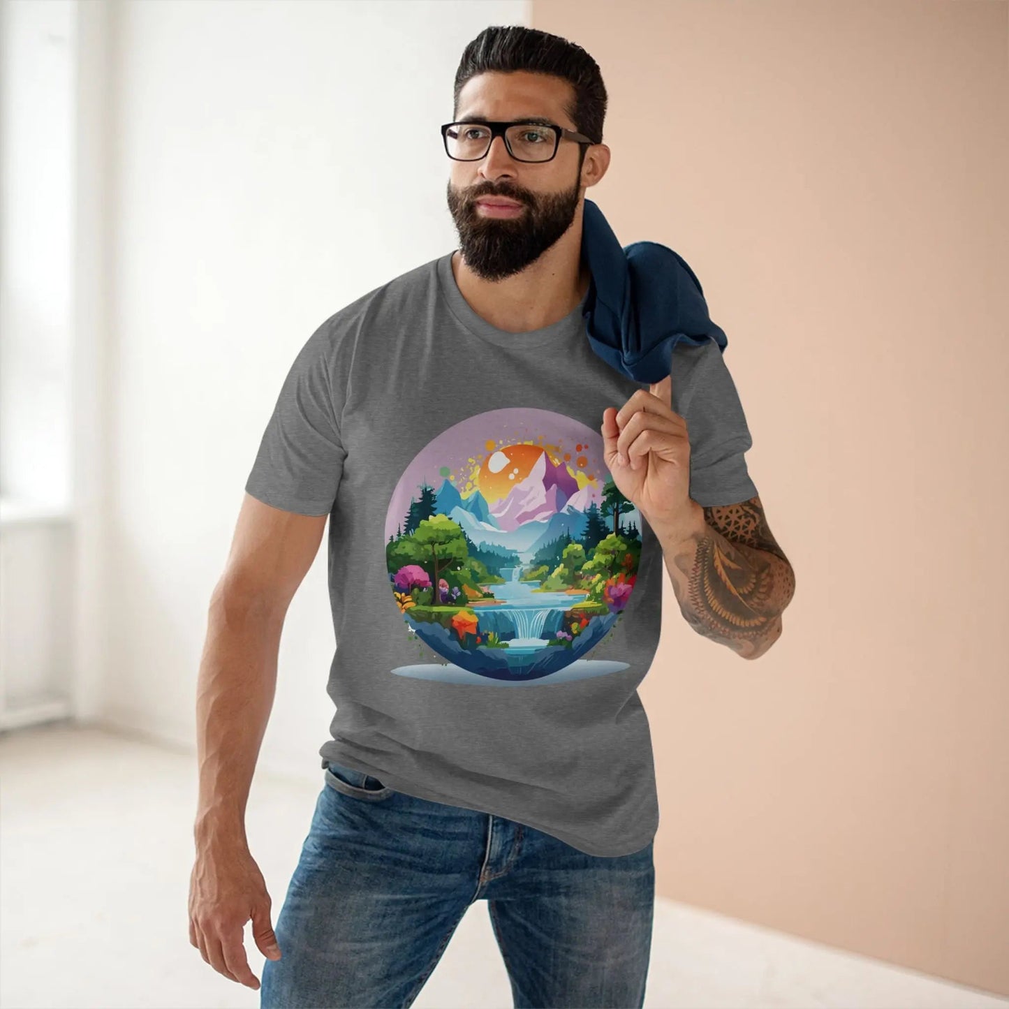 Fantasy Graphic Unisex 100 Cotton Staple Tee 6