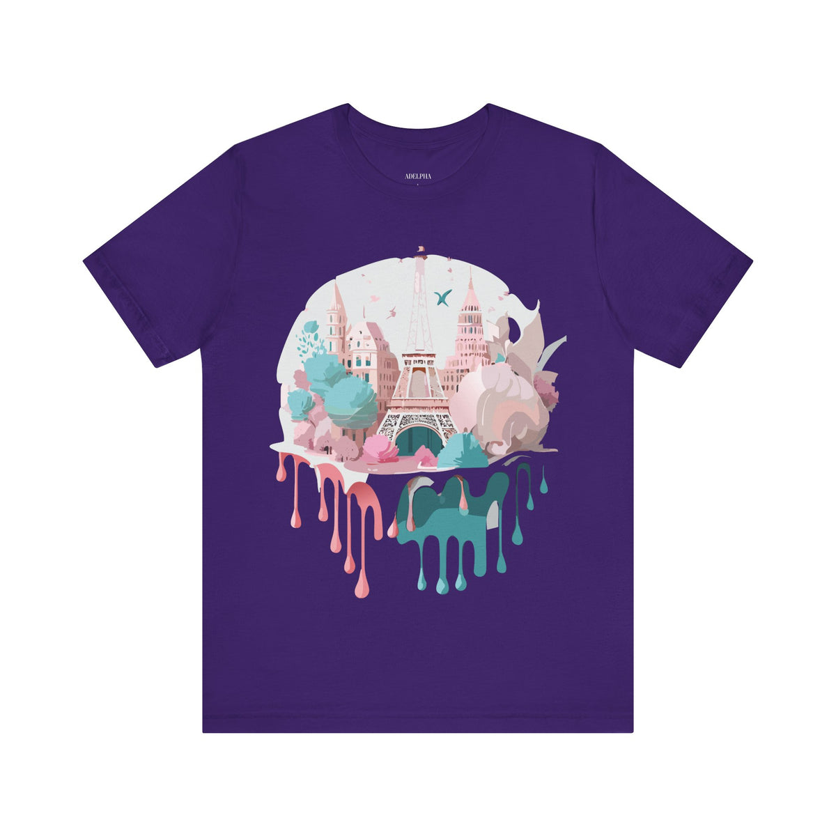 Unisex Cotton Bella+Canvas Tee with Paris