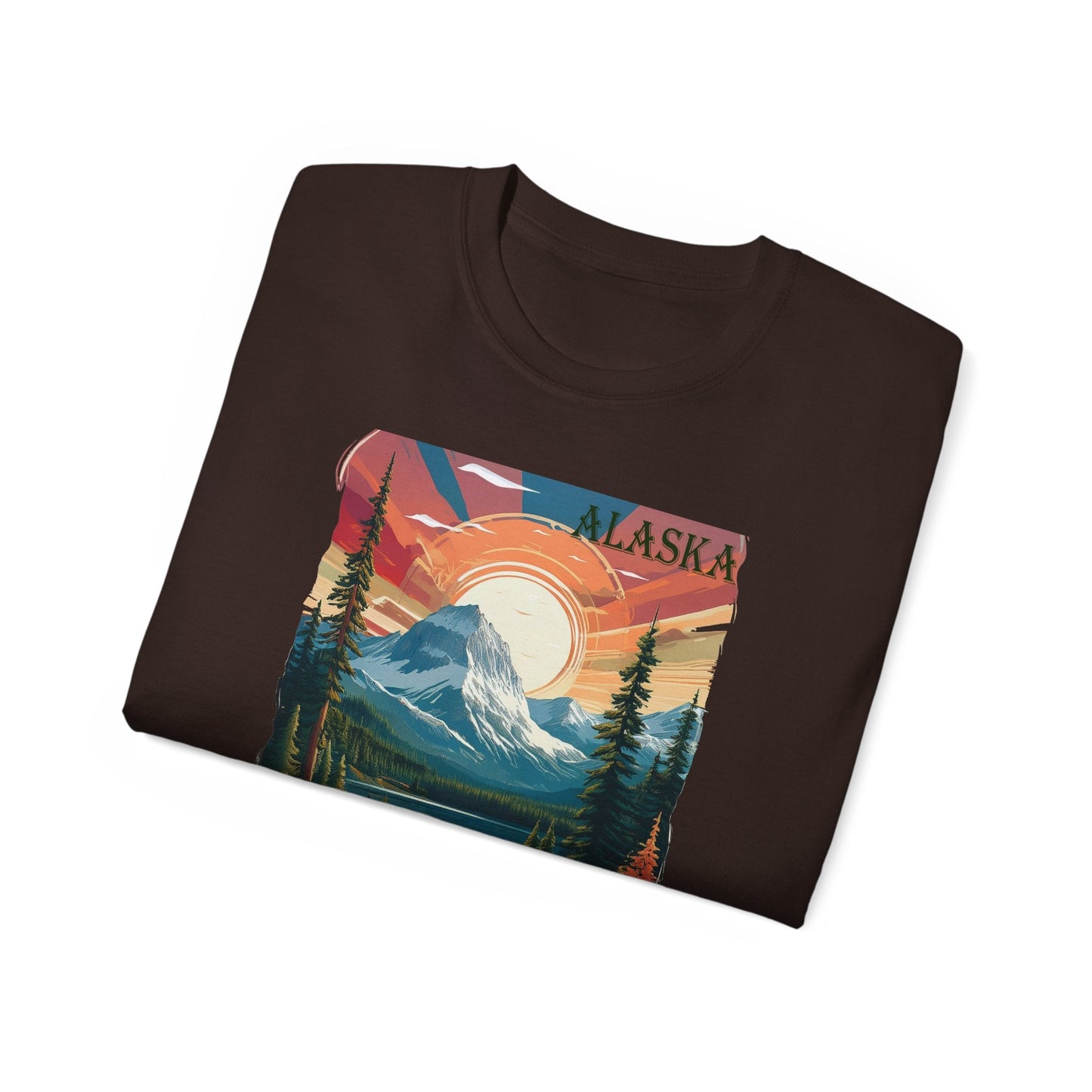 Alaska Graphic Unisex Cotton T‑Shirt 4