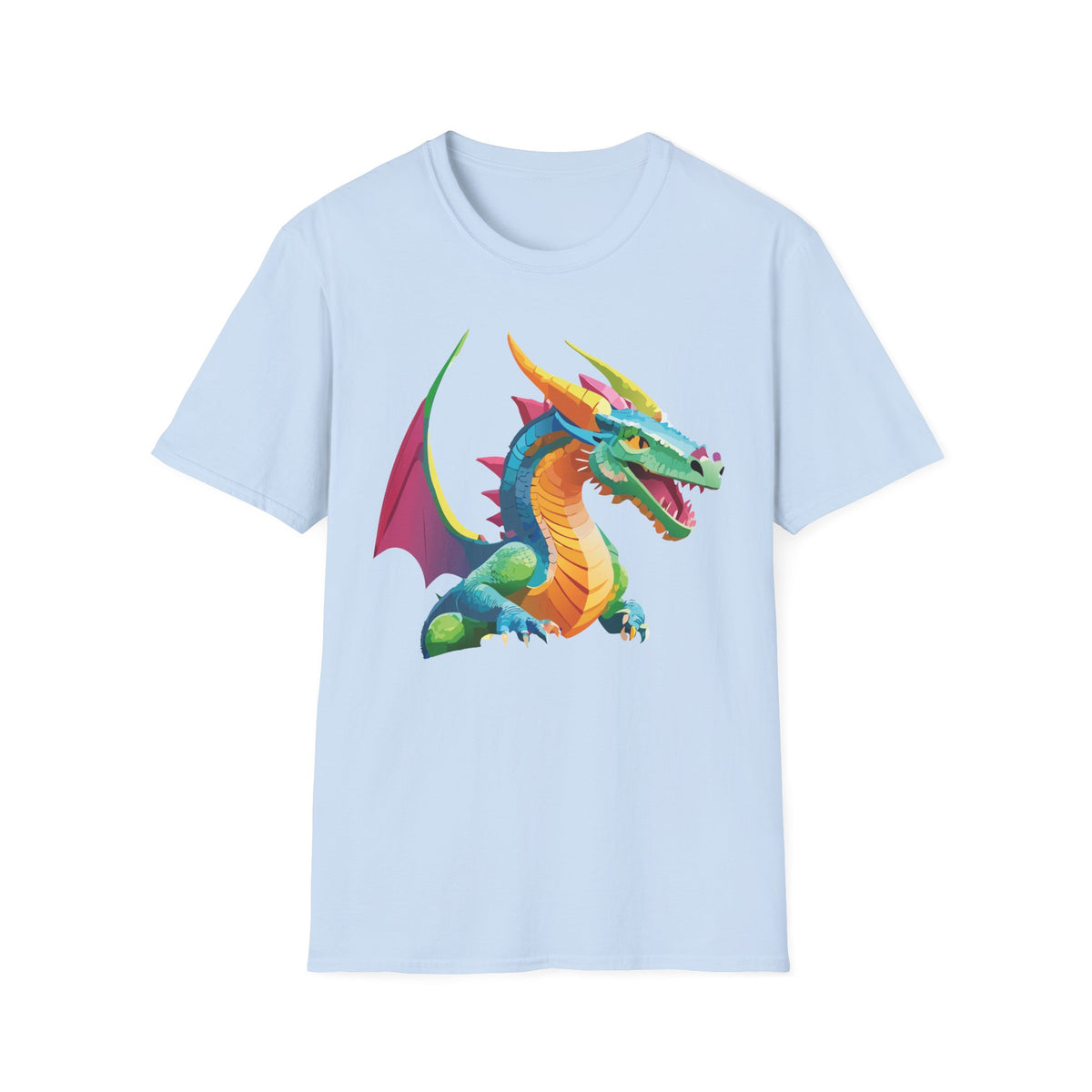 Dragon Graphic Tee Gildan Unisex 100 Cotton Tee Shirt with Animals m11