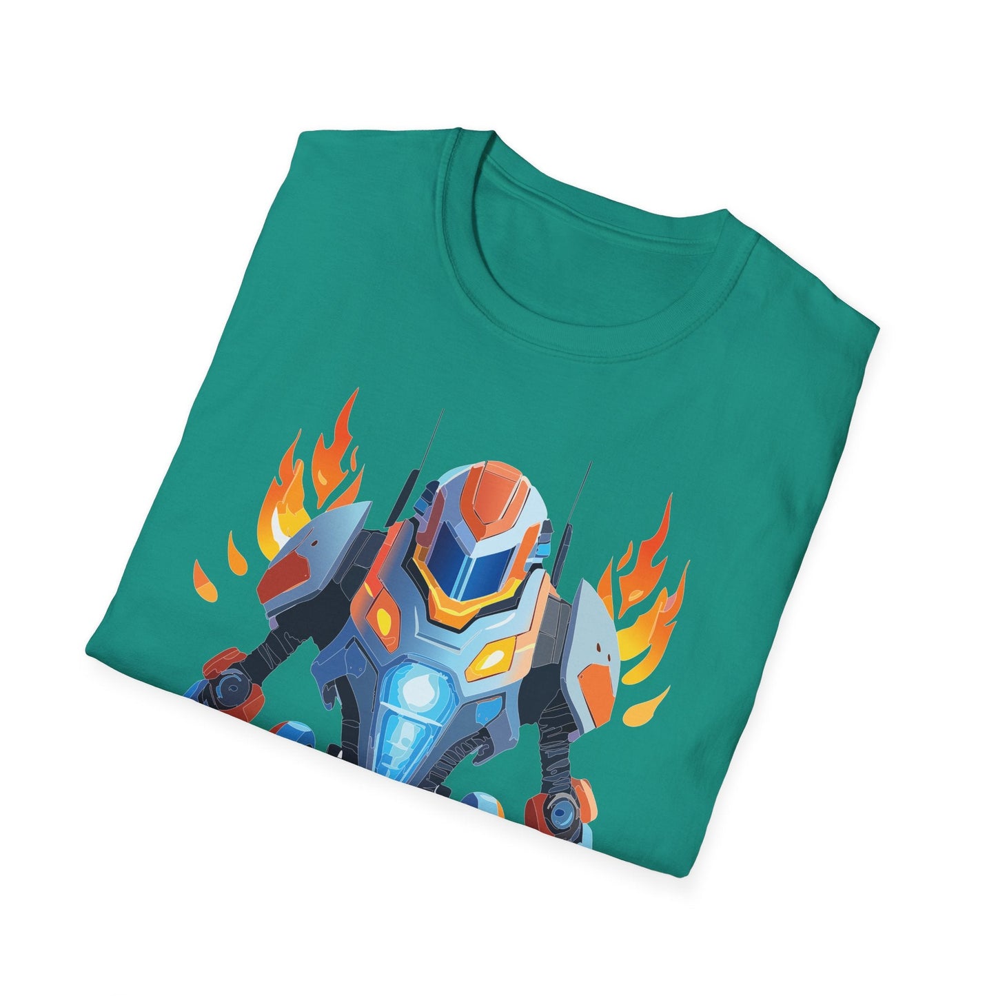 Cyborg Tee Unisex Robot Shirt Terminator Shirt Art Design Gildan Softstyle 64000 Cotton Tee