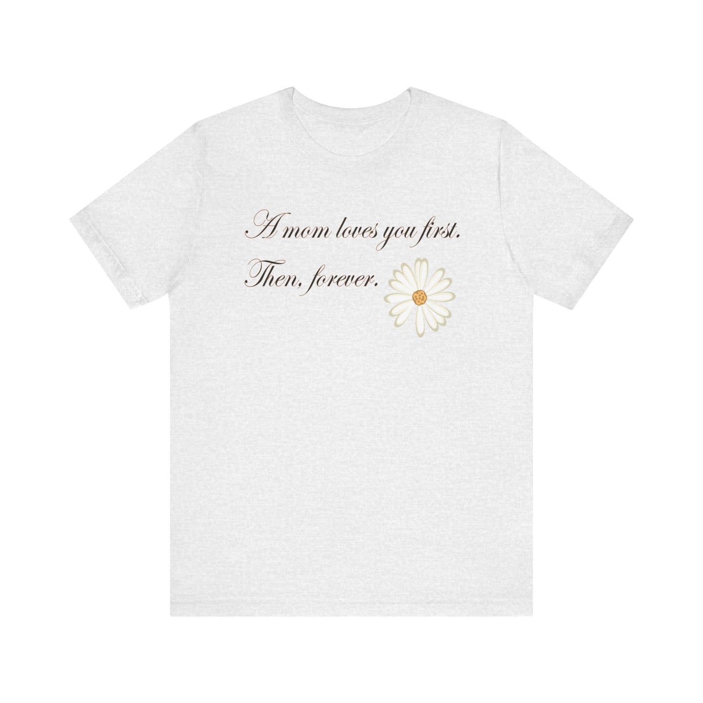 T-shirt unisexe en coton avec signature de maman