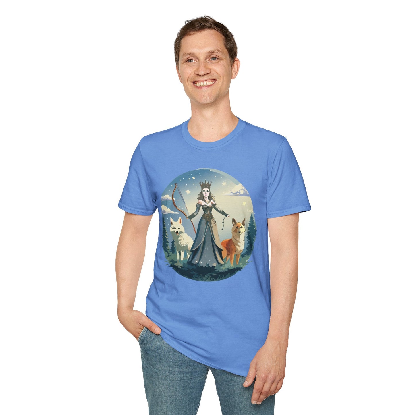 Women Graphic T Shirt Art Design Tee Unisex Softstyle Cotton Gildan 64000 Premium Comfort