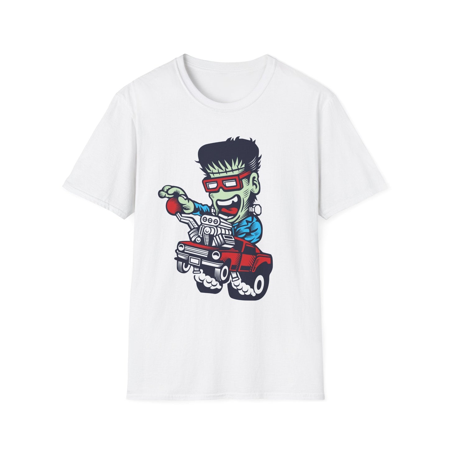 Cartoon T Shirt Animation Tee Funny Unisex Softstyle Gildan 64000 100 Percent Cotton