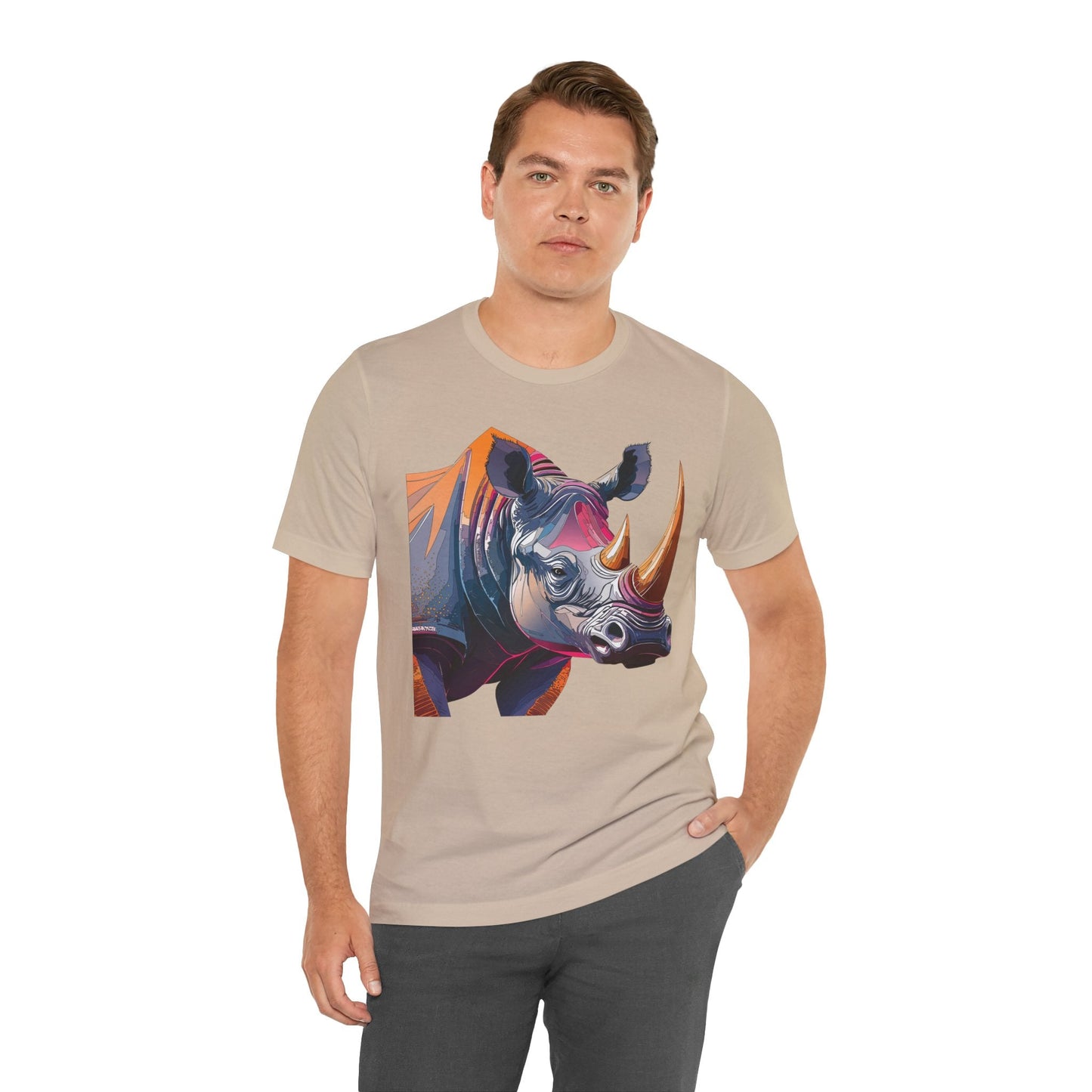 Unisex Animal Print Tee Shirt Featuring Wild Animals Art Design For Everyday Wear