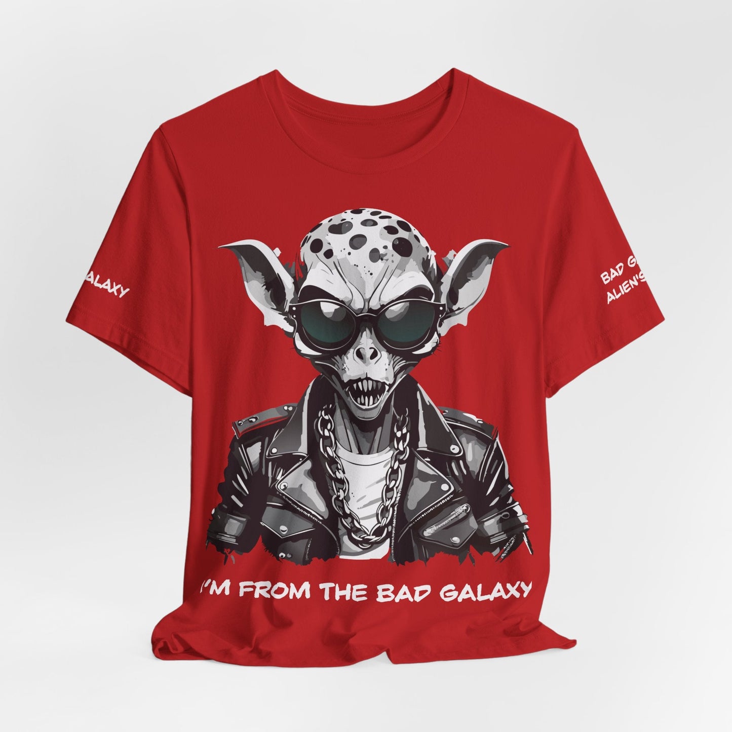 Alien Tee Shirt From Bad Galaxy Made To Order Lightweight 100 Cotton Tee With Eco Inks Free Shipping