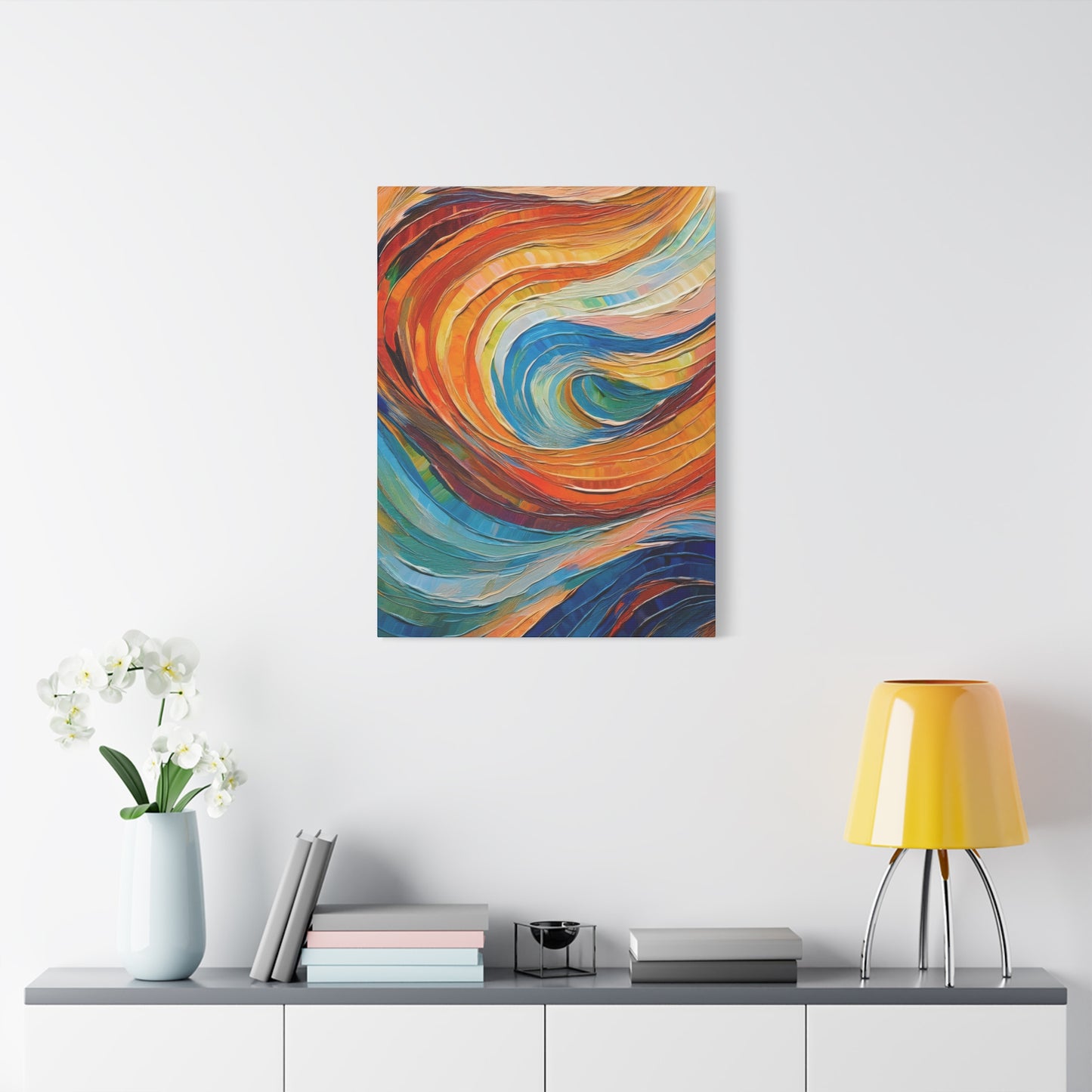 Abstract Oil Painting Print Canvas 20x24,20x30,24x30 24x32,24x36,30x40 32x48,36x48,40x60 Pine-Wood Inner Frame ABS-97