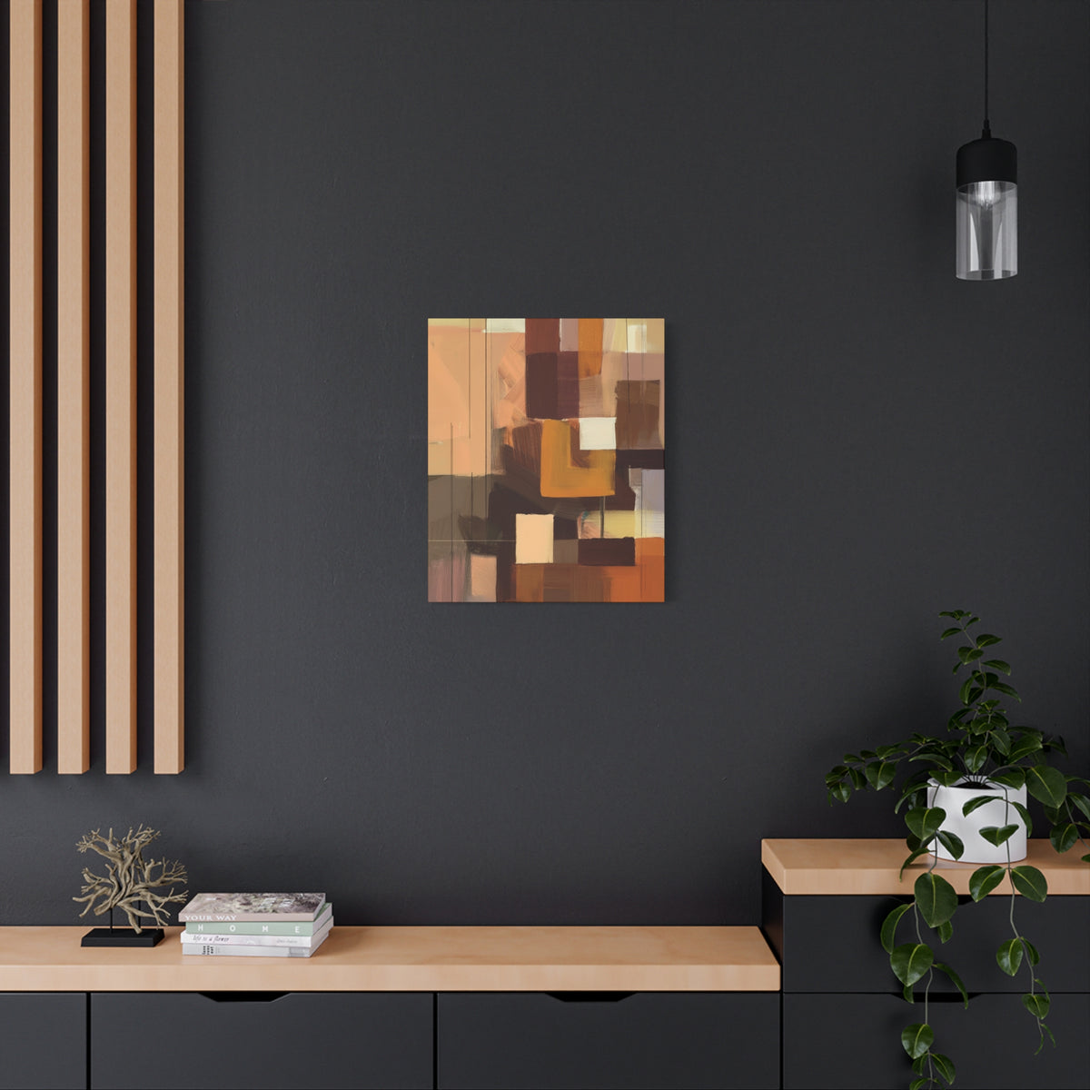 Abstract Geometric Painting Print Canvas 20x24,20x30,24x30 24x32,24x36,30x40 32x48,36x48,40x60 Pine-Wood Inner Frame ABS-49