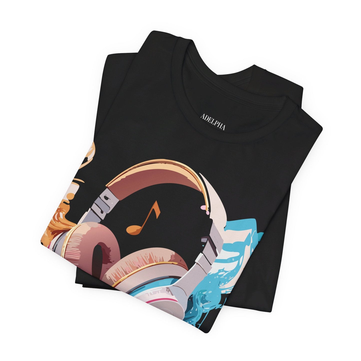 Adelpha Music T Shirt Unisex Graphic Tee Vintage Inspired Artwork Short Sleeve Premium
