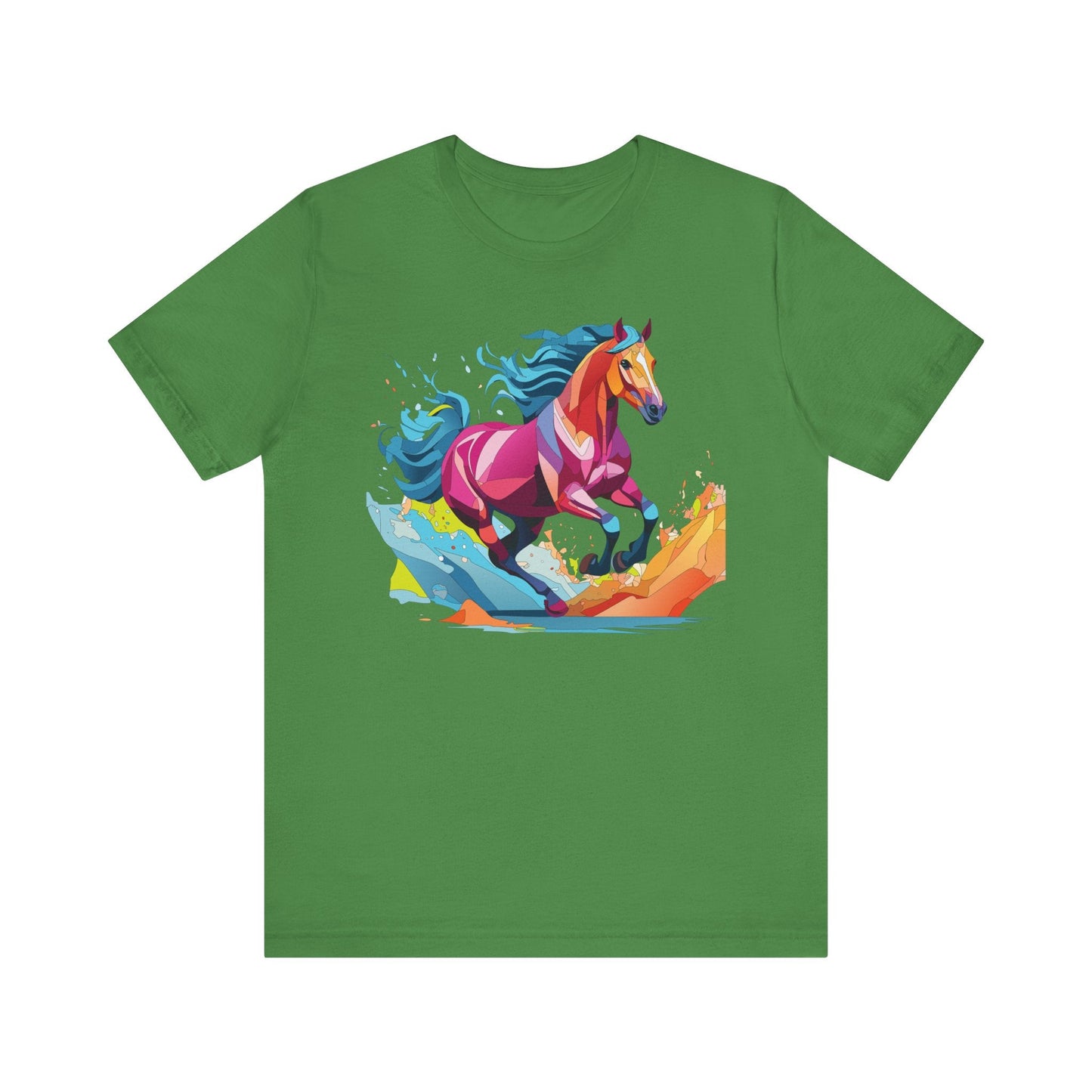 Unisex Animal Tee Shirt With Wild Animals Art Design Short Sleeve Casual Wear Everyday