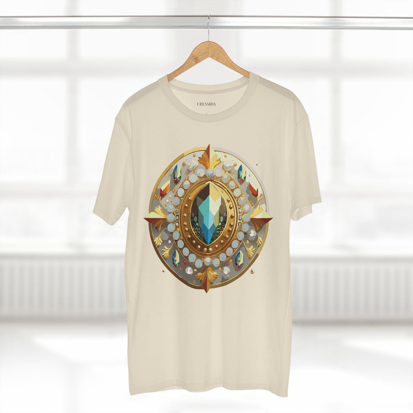 Medallion Graphic T-Shirt Unisex 100 Cotton With Gold Art Design Medal Tee 20