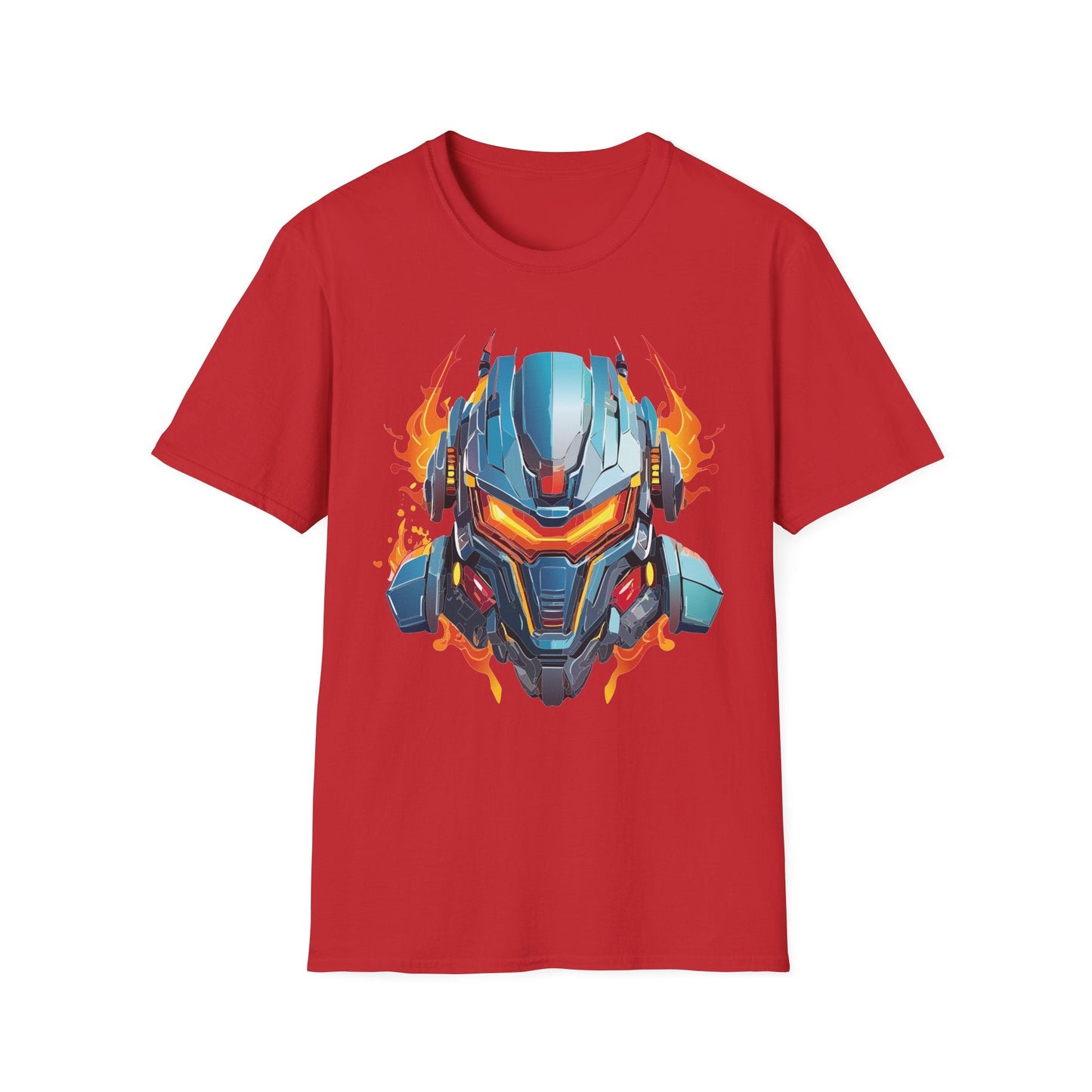 Cyborg Tee Unisex Robot Terminator Shirt Softstyle Gildan 64000 Short Sleeve Art Design