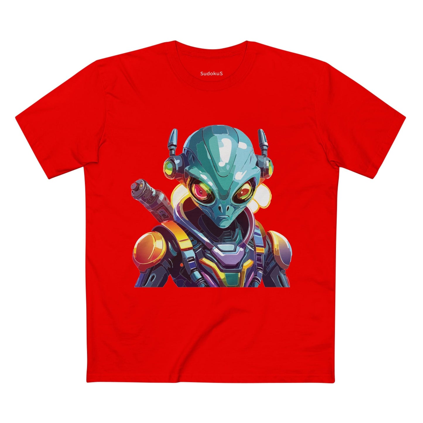 Aliens Graphic Unisex 100 Cotton Staple Tee 4