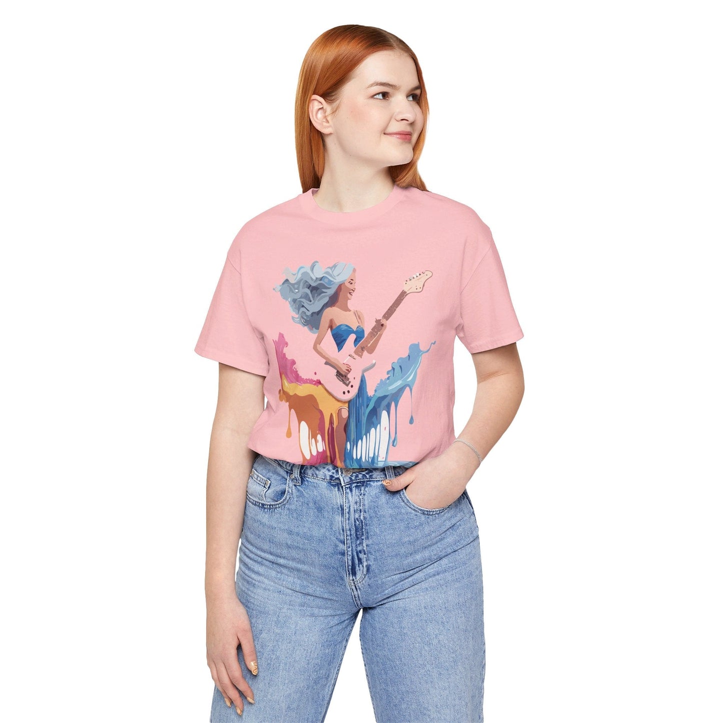 Music Graphic Tee Unisex Short Sleeve Shirt With Vintage Inspired Artwork From Adelpha
