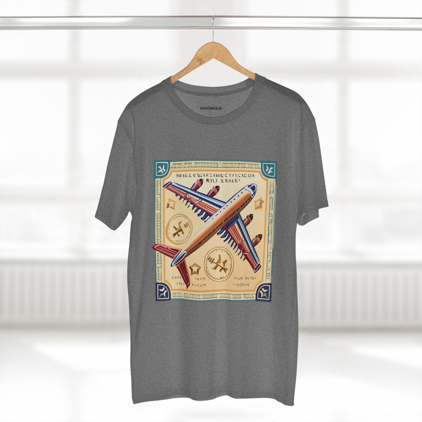 Postage Stamp Shirt Unisex Premium Cotton Tee With Original Art By Retro2Nova Art Collection