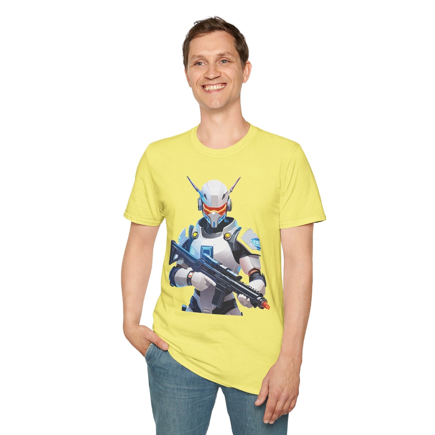 Robocop Shirt Unisex T Shirt With Robocop Artwork Gildan Softstyle 64000 Cotton Tee