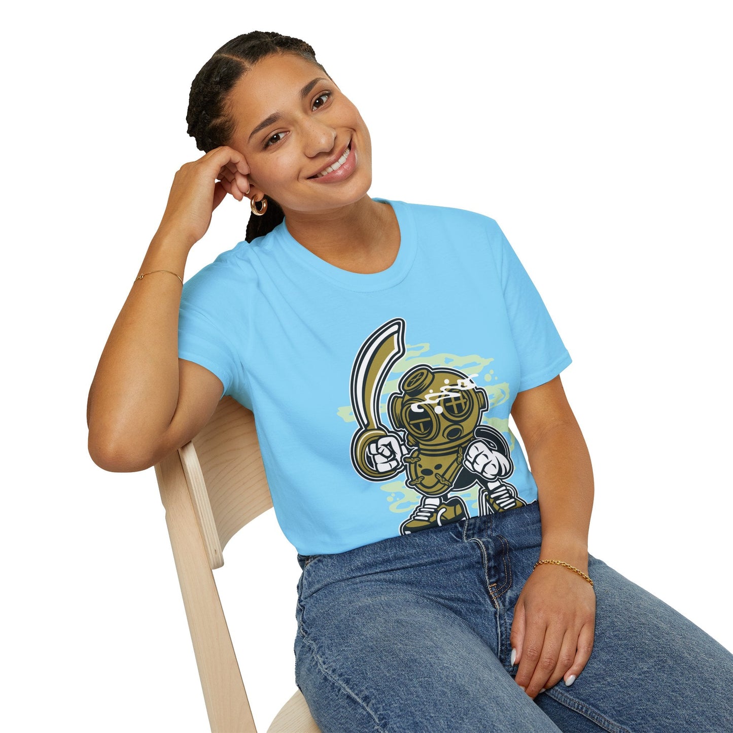 Cartoon T Shirt Animation Tee Funny Tee Shirt Unisex Gildan Softstyle Cotton Comfort
