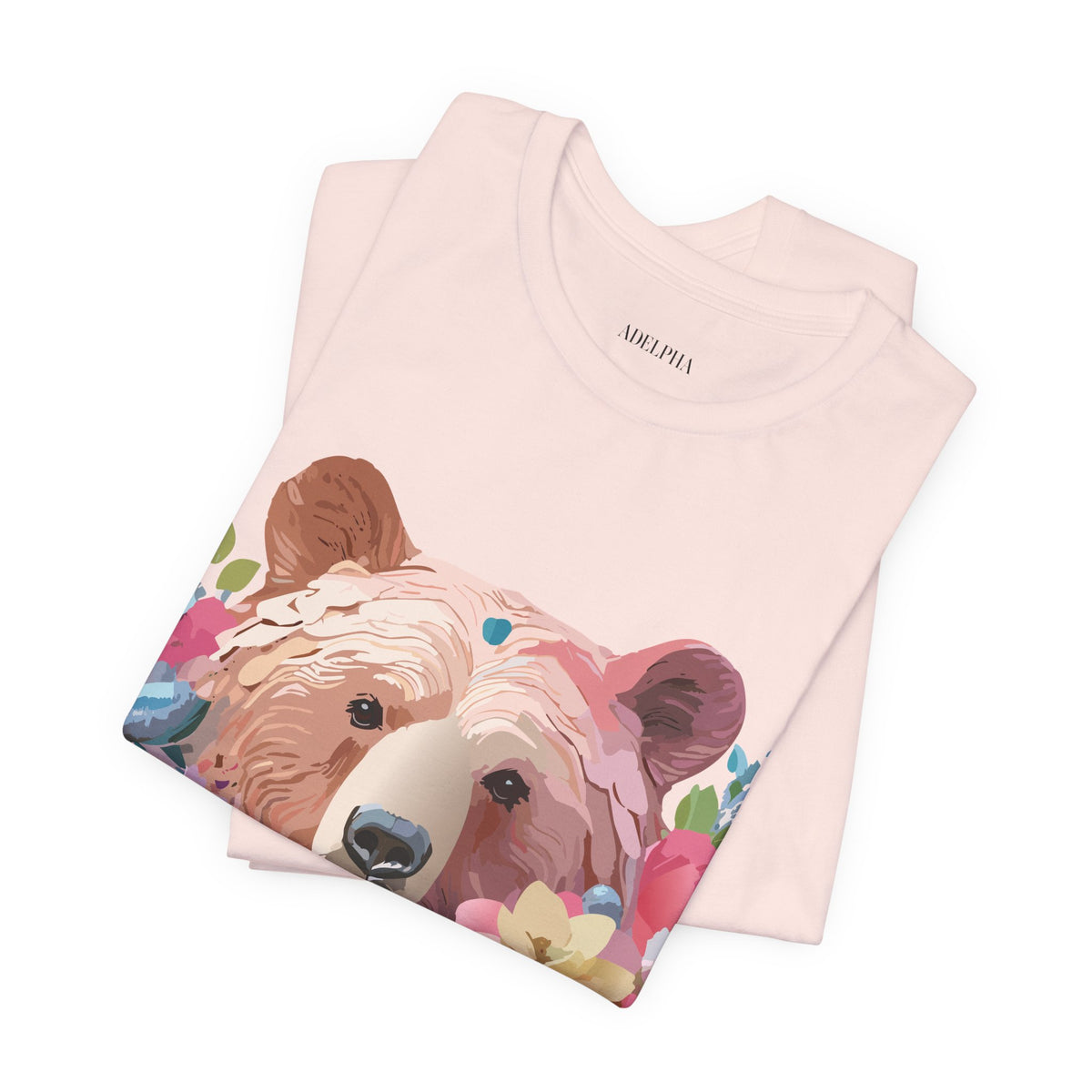 Bear Graphic Design Tee Bella+Canvas Unisex 100 Cotton Tee Shirt a112