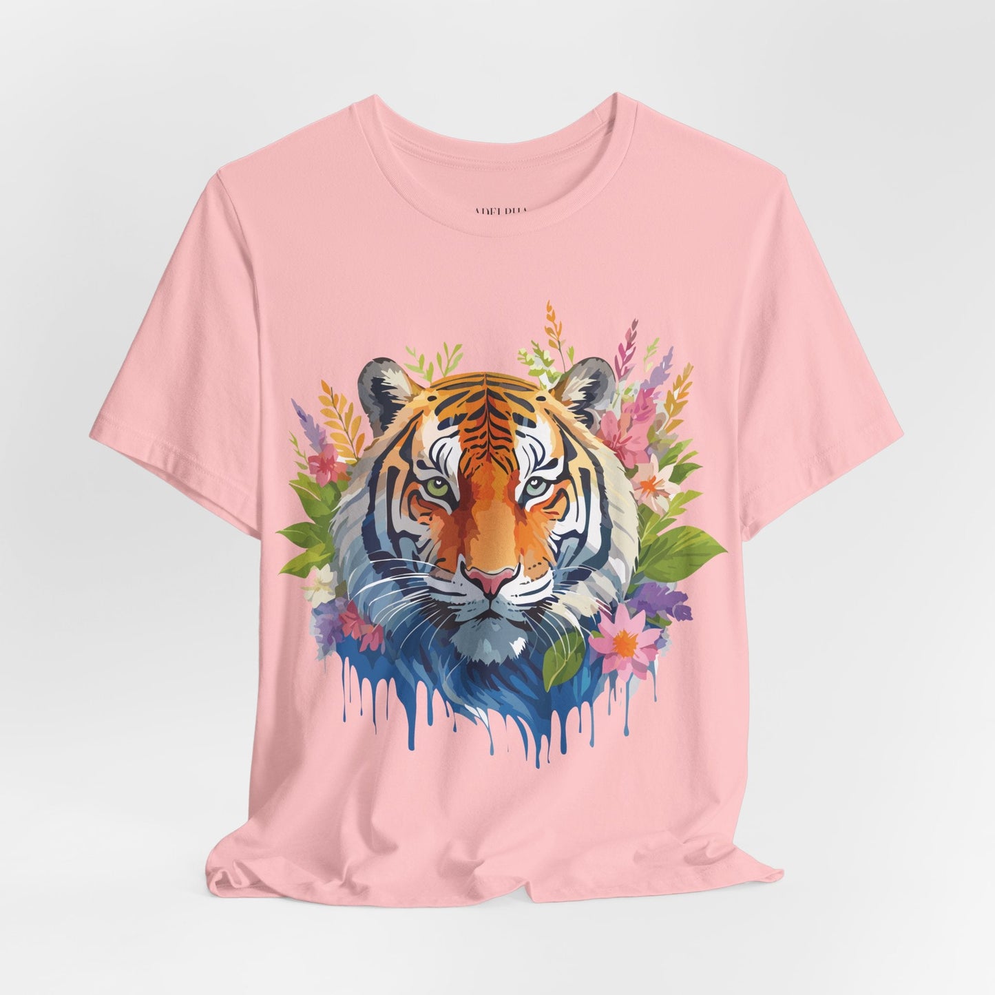 Tiger Graphic Tee Unisex Vintage Style Shirt With Original Adelpha Artwork Premium Quality