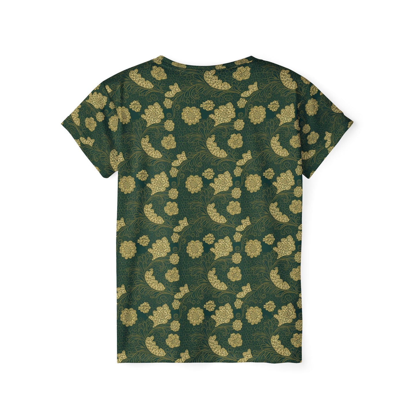 Lace Print Poly Shirt, Poly Shirt with Lace Print, Lace Shirt 45