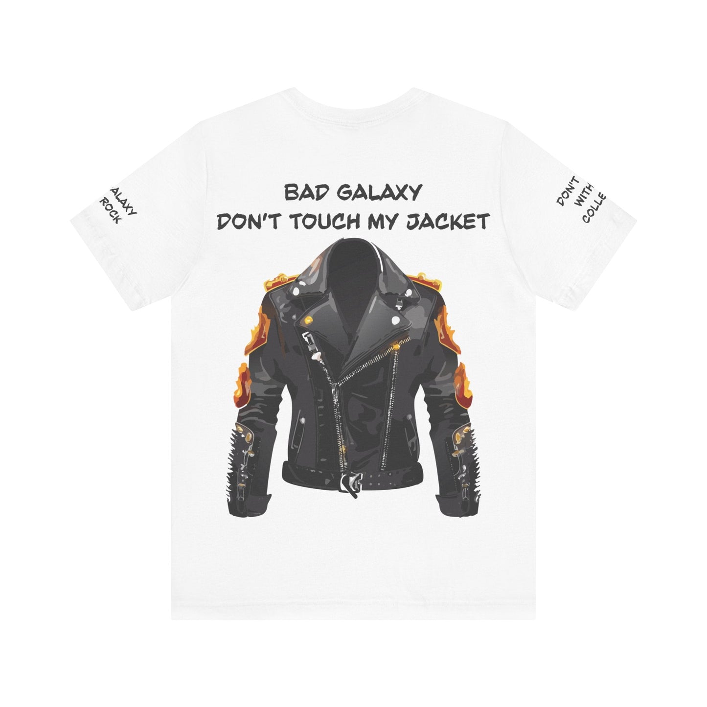 Punk Rock Tee Shirt From Bad Galaxy Made To Order 100 Percent Cotton With Eco Friendly Inks