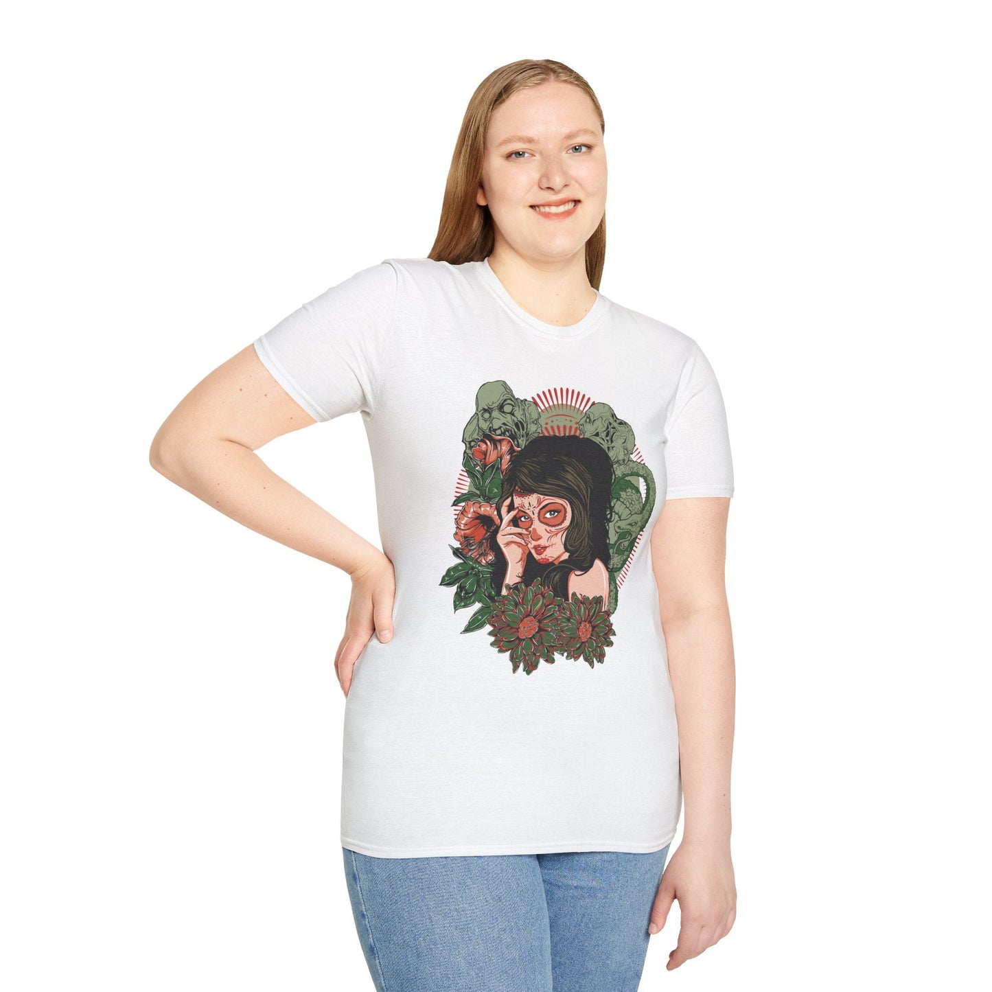 Art Design Graphic Tee Shirt Unisex Softstyle Cotton Art Shirt for Graphic Lovers