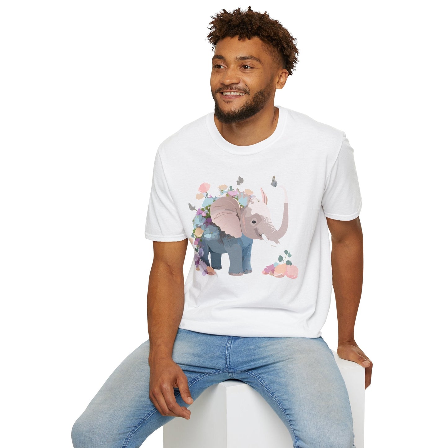 Elephant T Shirt Unisex Softstyle 64000 Elephant Tee Premium Comfort Everyday Wear