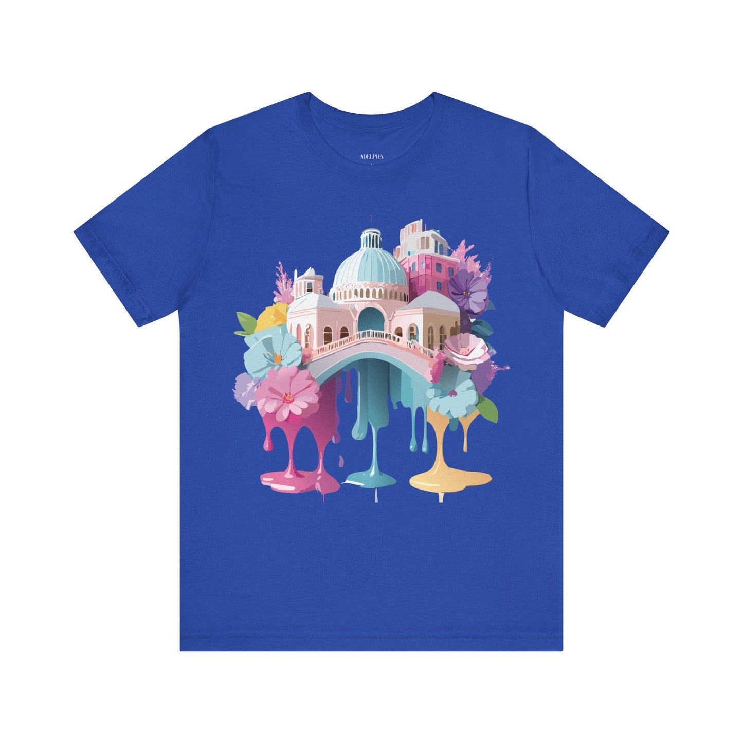 Venice Tourist Graphic Tee Unisex Jersey Short Sleeve Vintage Inspired Artwork Adelpha