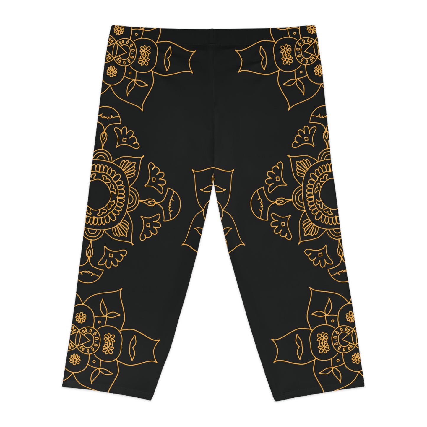 Legging capri à imprimé traditionnel