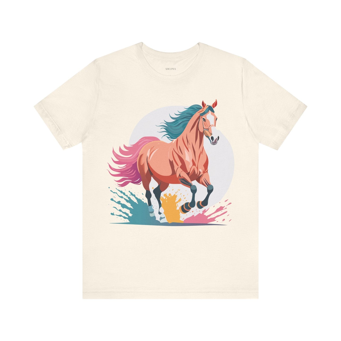 Horse Graphic Unisex 100 Cotton Vintage Animal Art T-Shirt 19