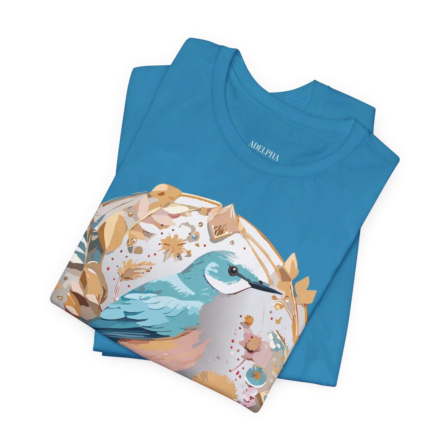 Adelpha Graphic T Shirt Unisex Jersey Short Sleeve Medallion Artwork Vintage Inspired Tee